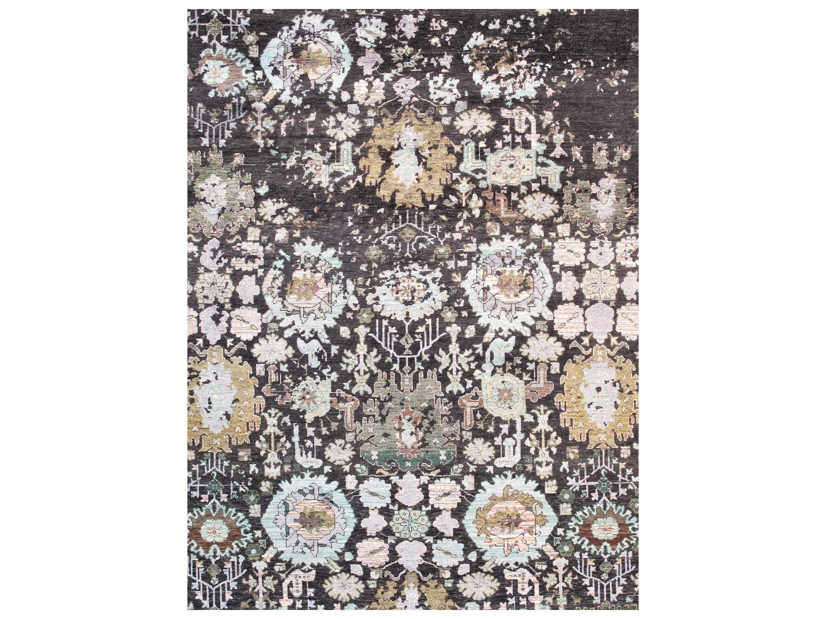 Pasargad Home Transitional Bordered Area Rug
