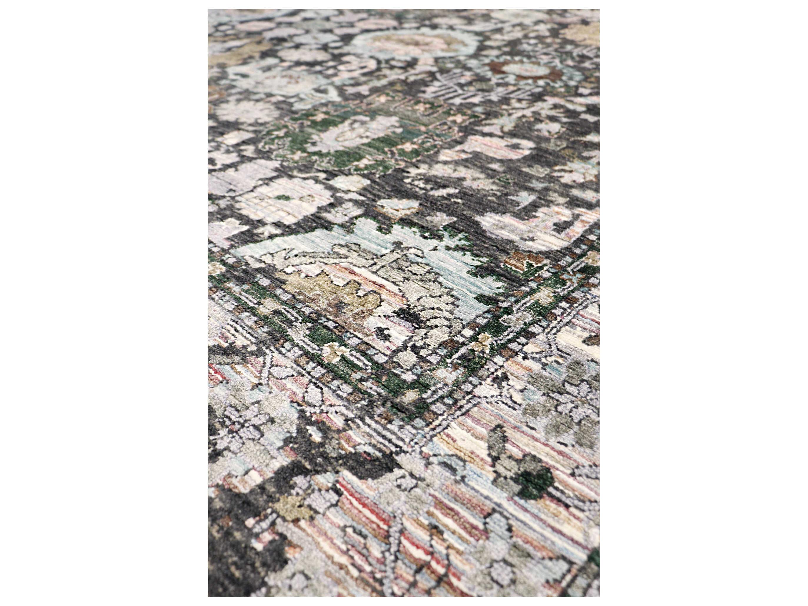 Pasargad Home Transitional Bordered Area Rug