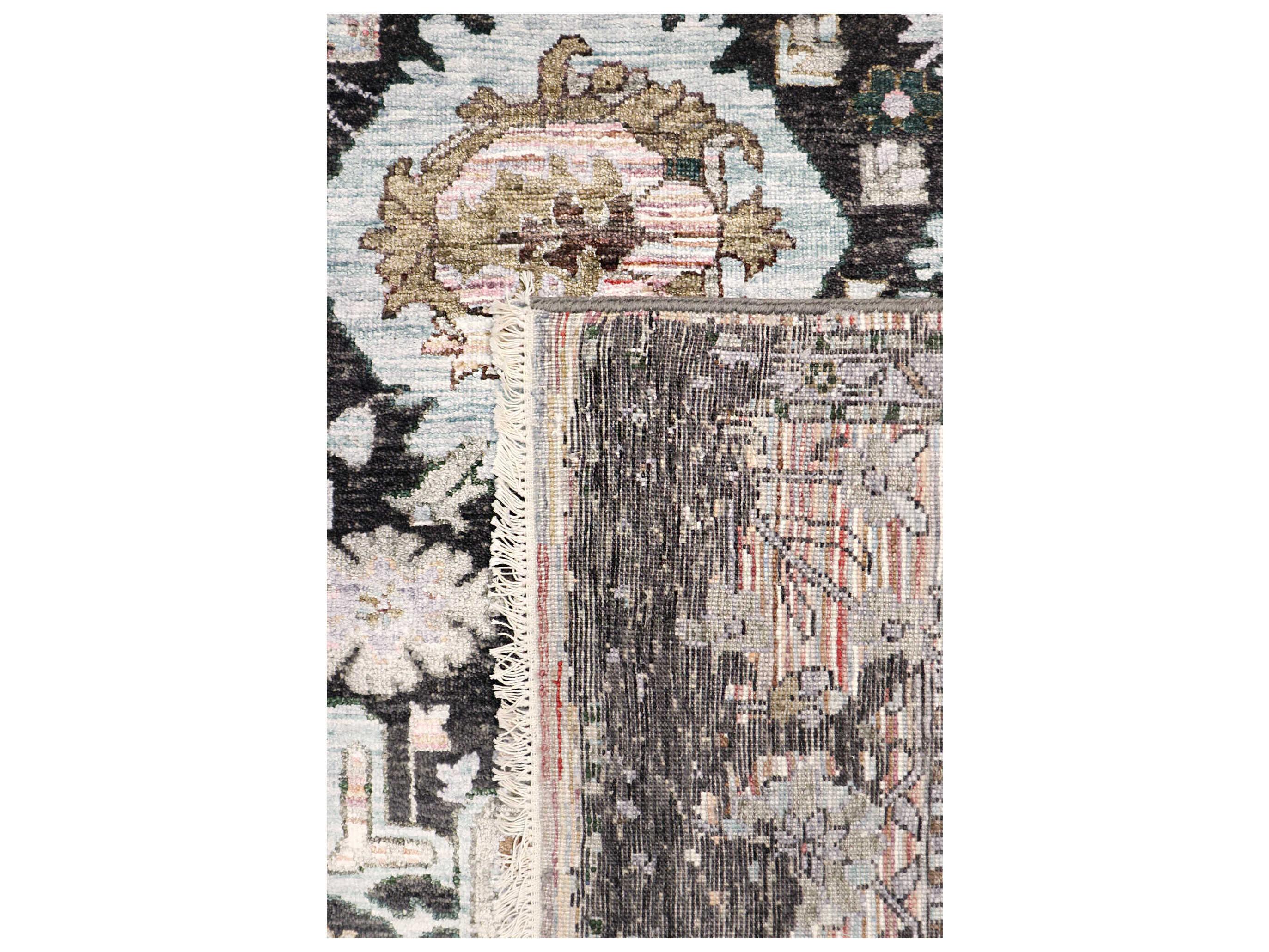 Pasargad Home Transitional Bordered Area Rug