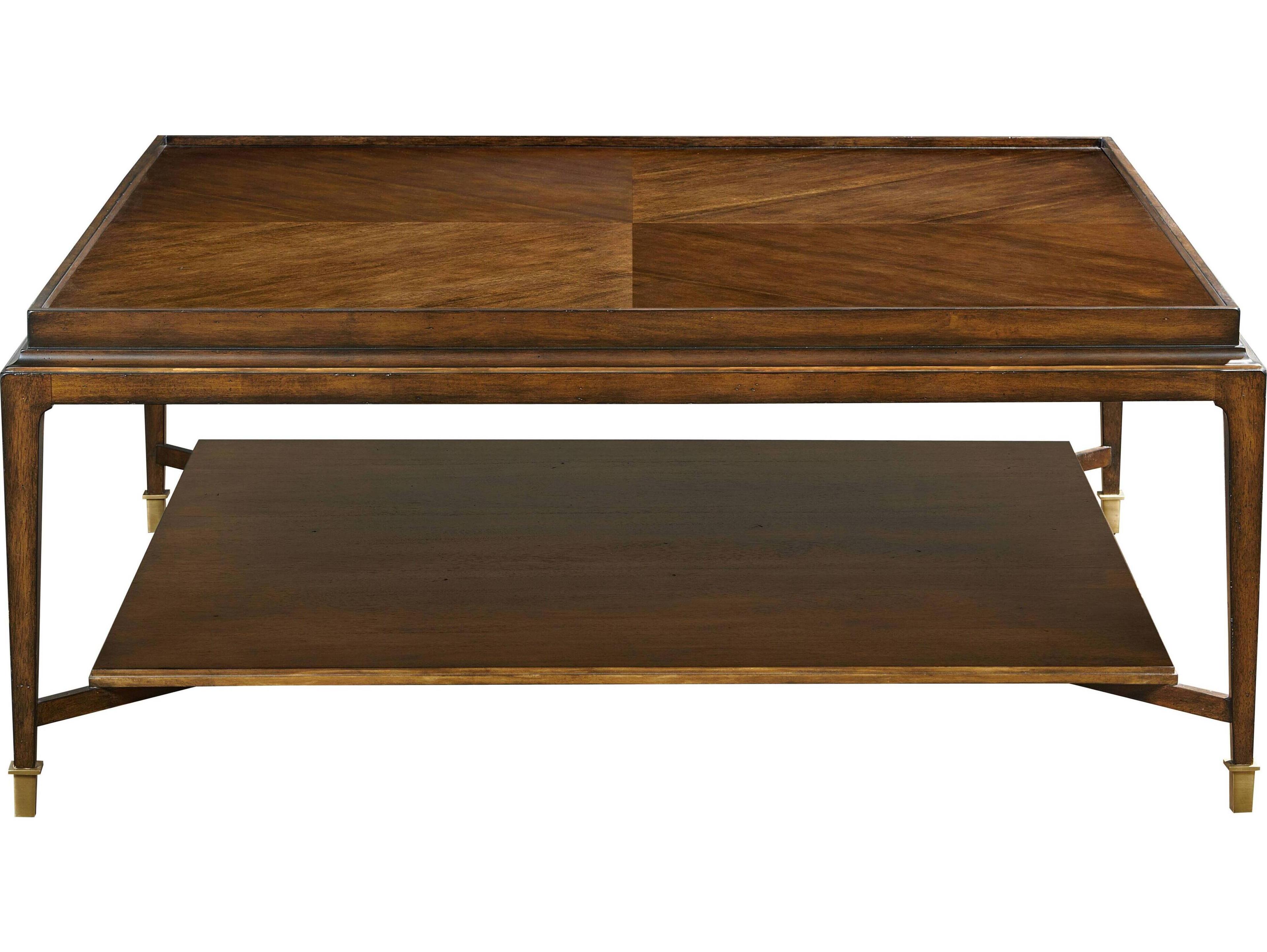 Port Eliot Square Wood French Walnut Coffee Table