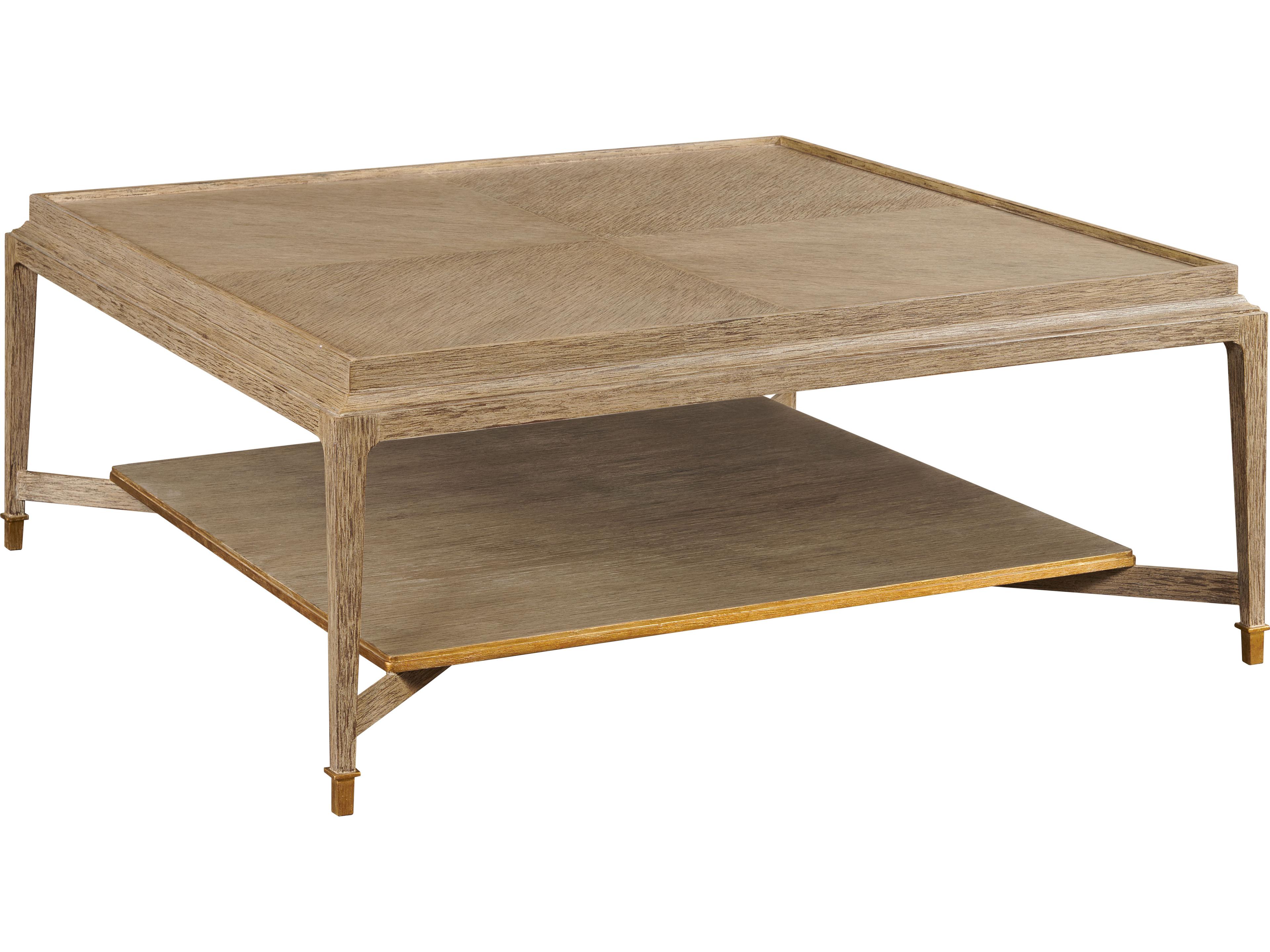 Port Eliot Square Wood Washed Oak Coffee Table