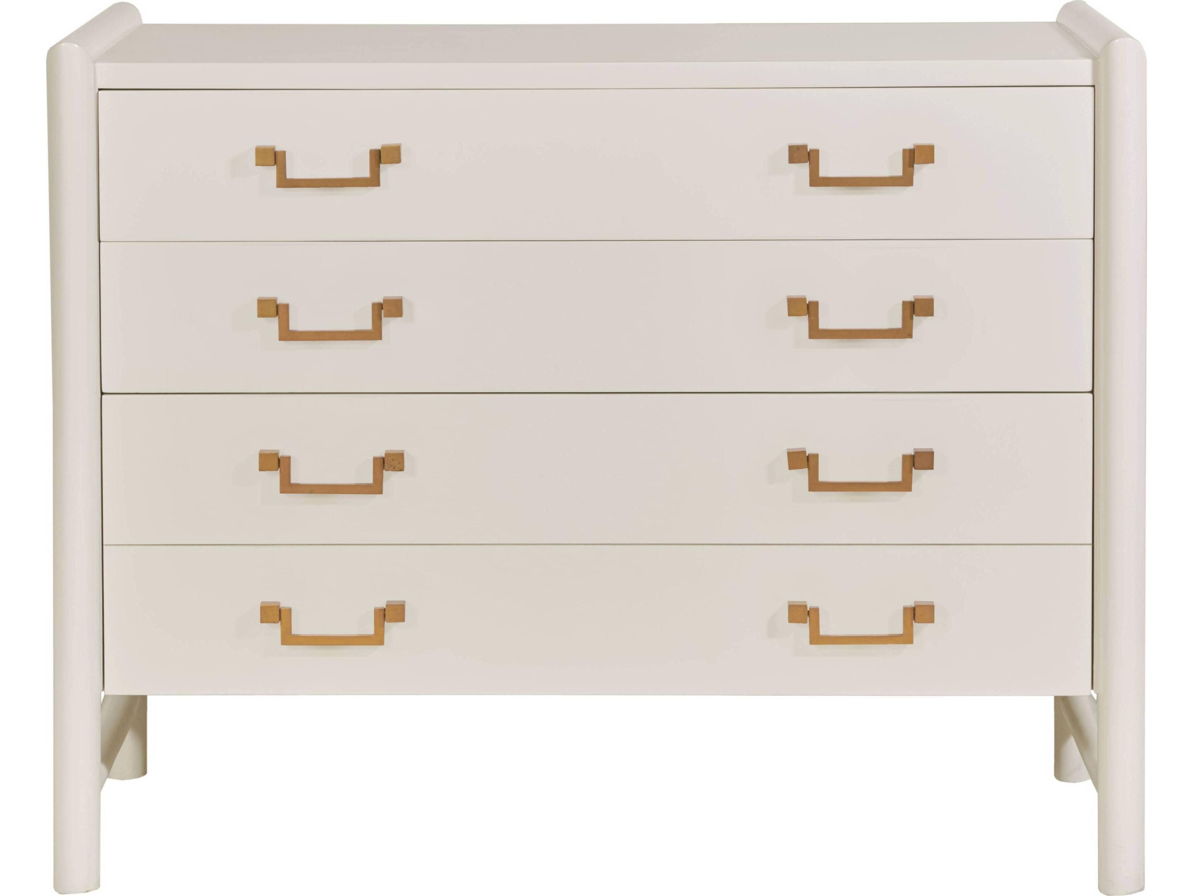 Port Eliot Eurasian White Lacquer Accent Chest