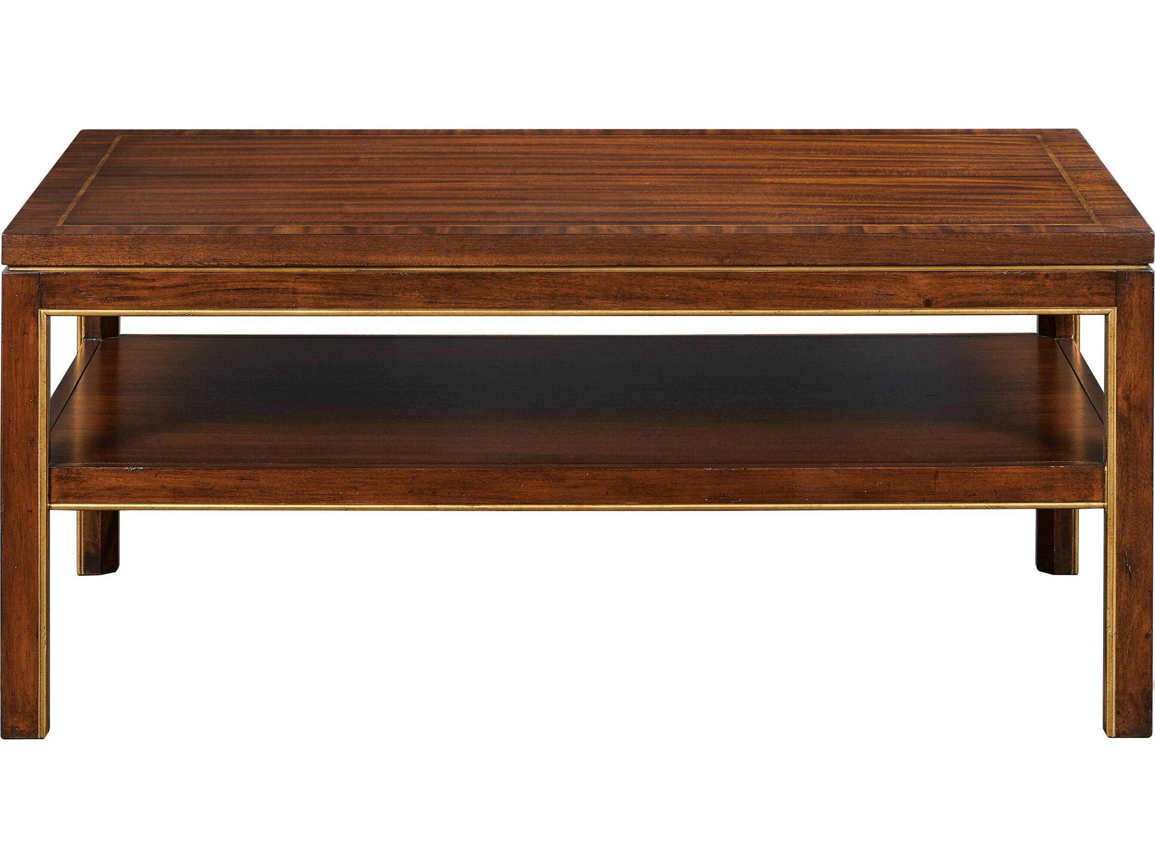 Port Eliot Rectangular Wood Mahogany Coffee Table