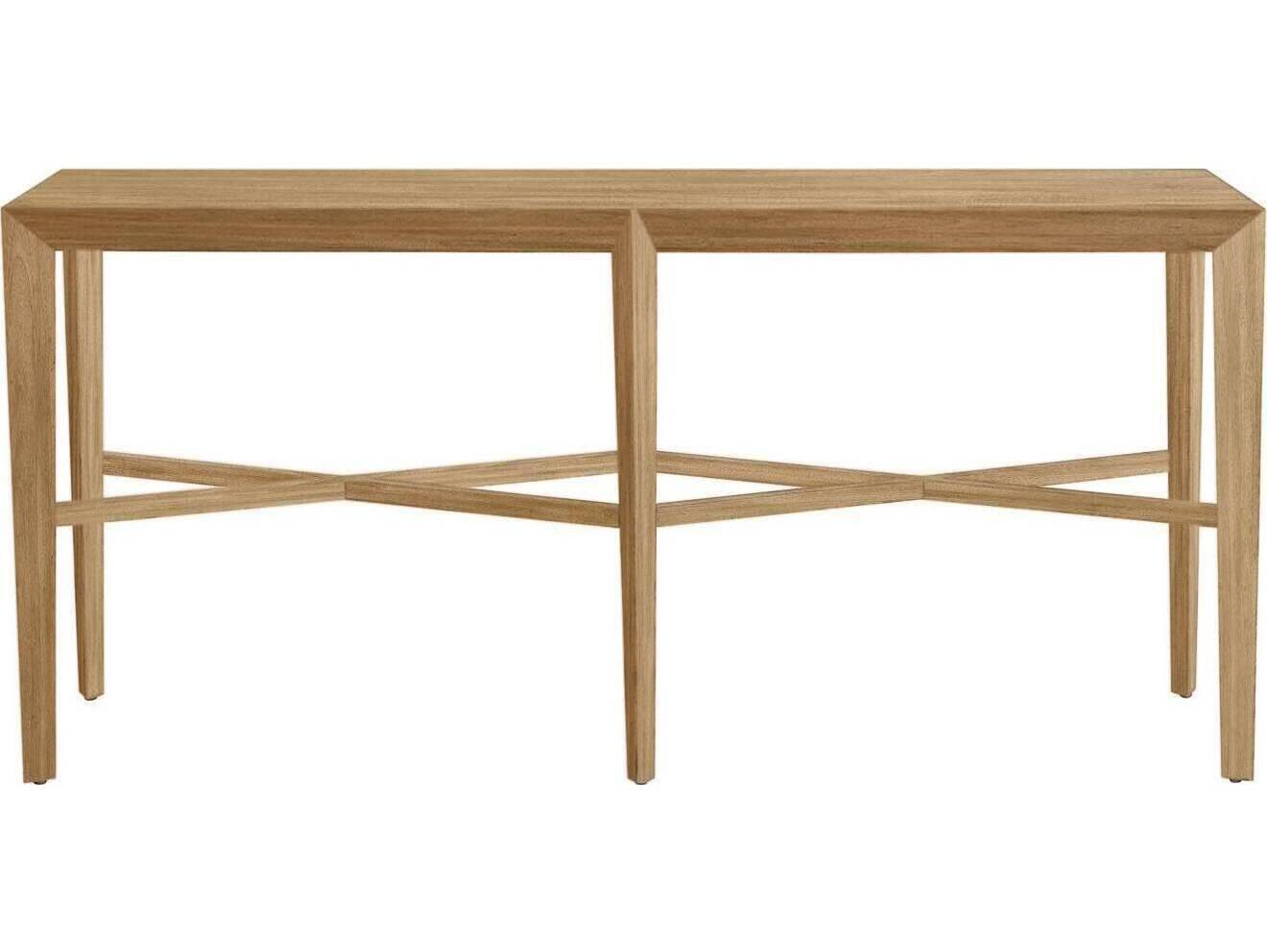 Port Eliot Rectangular Wood Bleach Console Table