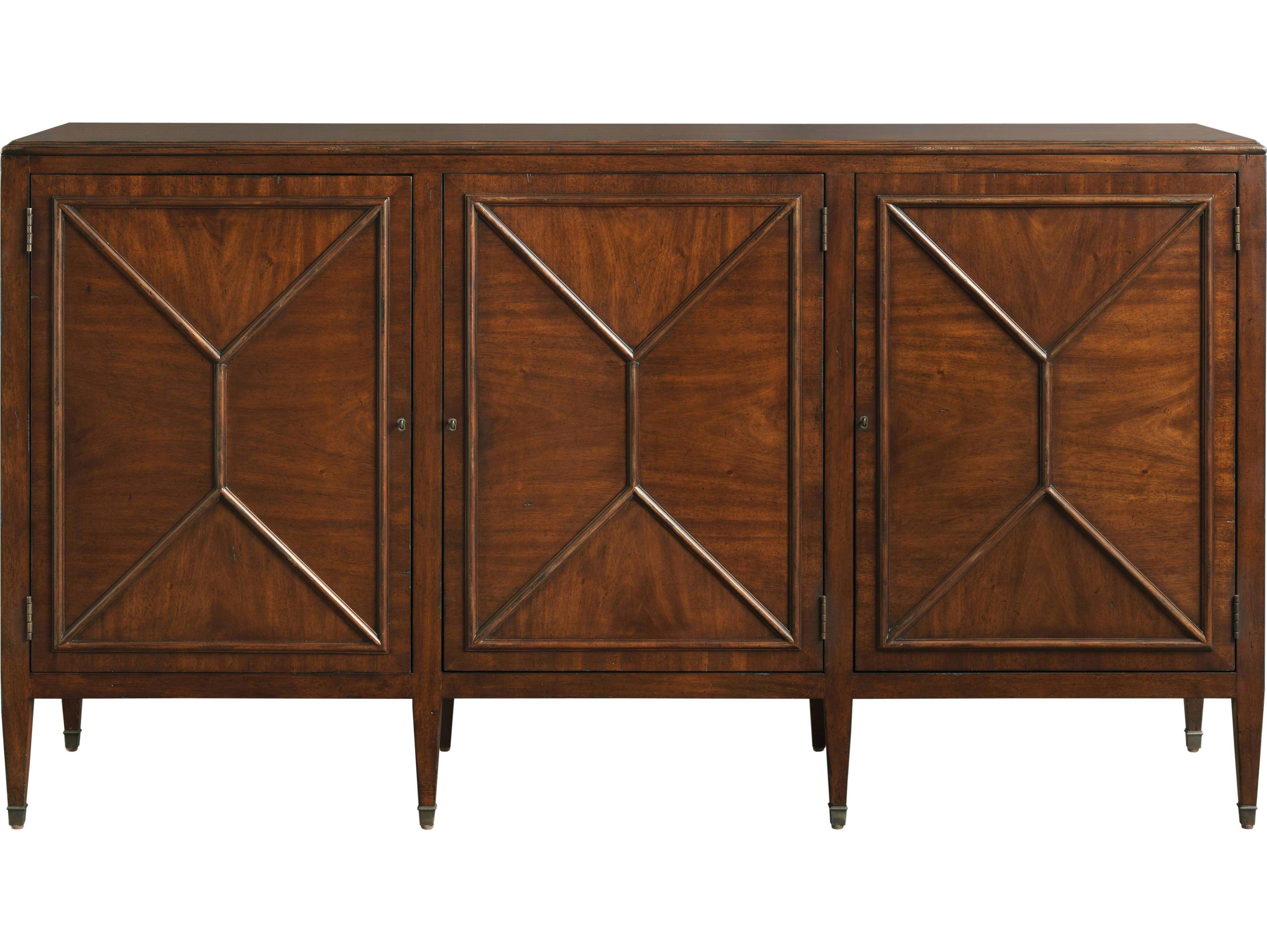 Port Eliot Mahogany Brown Wood Accent Chest