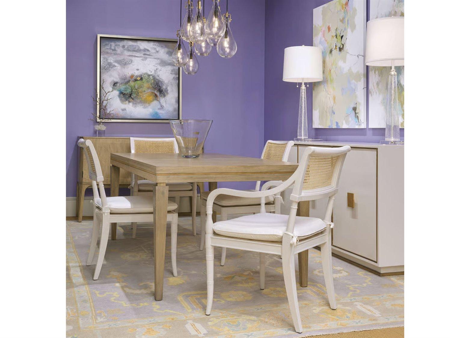 Port Eliot Regency White Armless Dining Chair