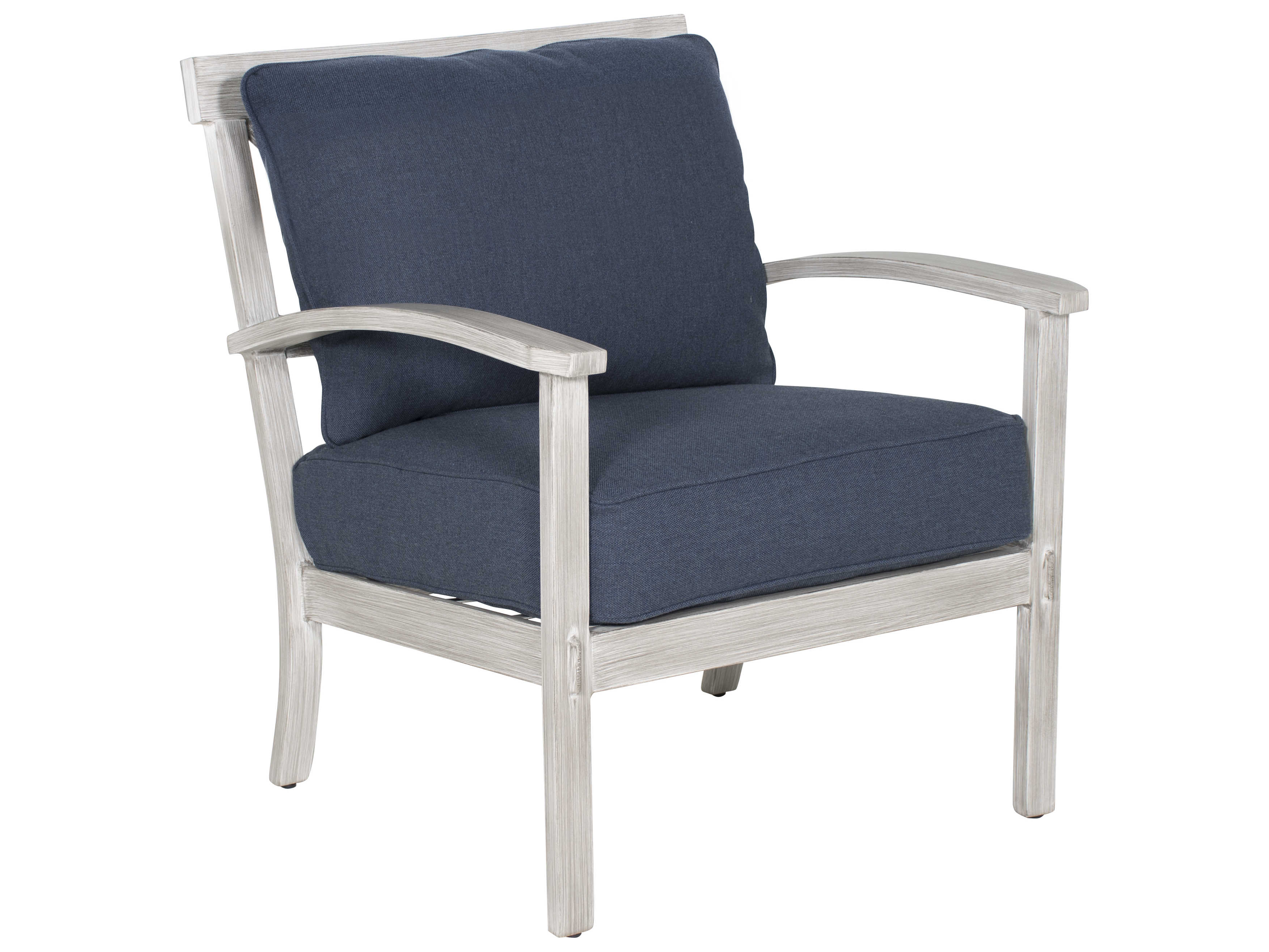 Castelle Biltmore Antler Hill Deep Seating Aluminum Outdoor Patio Lounge Chair