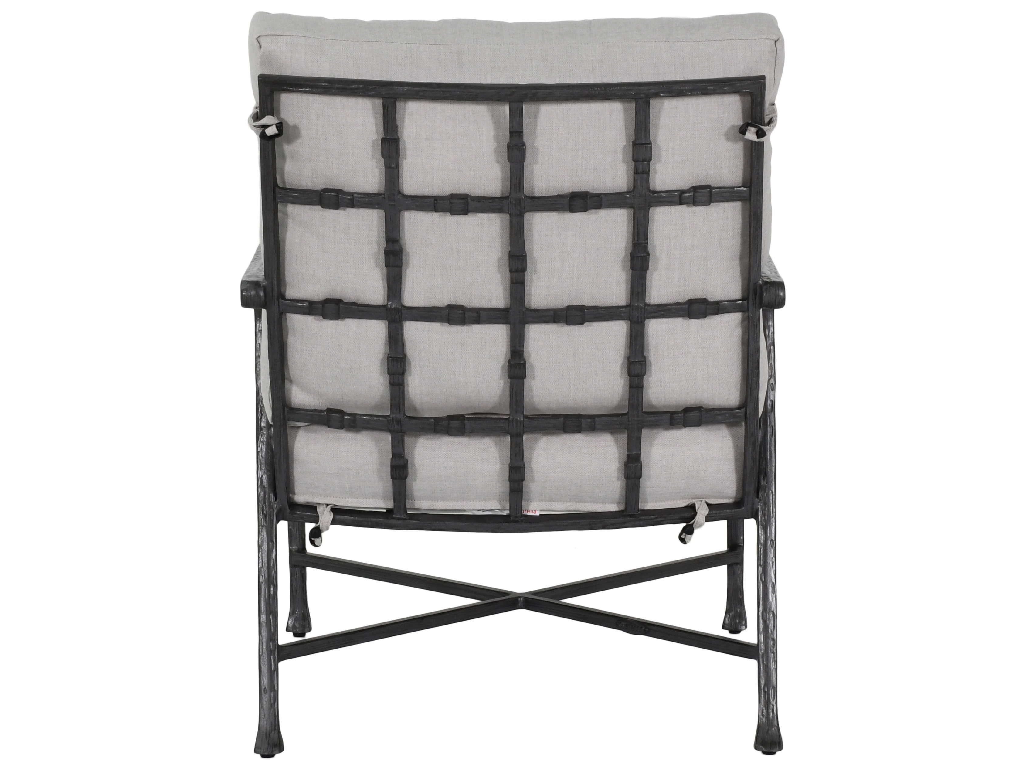 Castelle Marquis Deep Seating Aluminum Outdoor Patio Lounge Chair