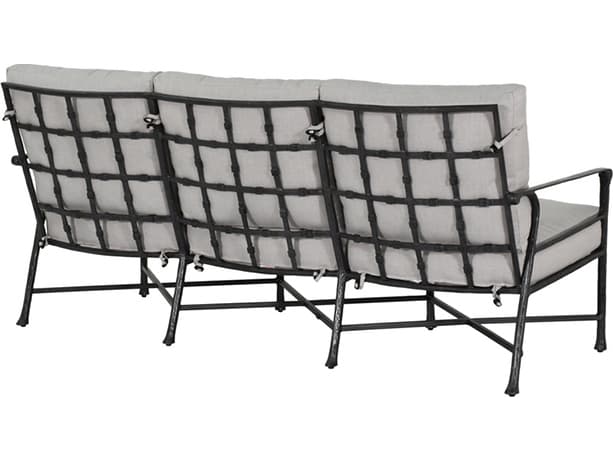 Castelle Marquis Deep Seating Aluminum Outdoor Patio Sofa