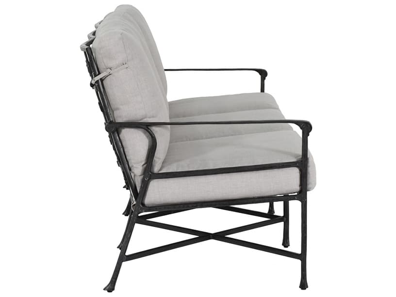 Castelle Marquis Deep Seating Aluminum Outdoor Patio Sofa