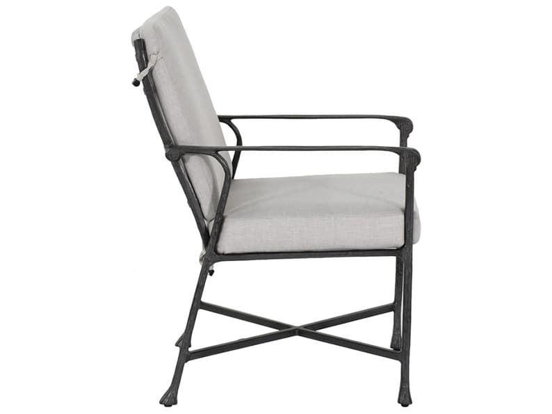 Castelle Marquis Formal Dining Aluminum Outdoor Dining Arm Chair
