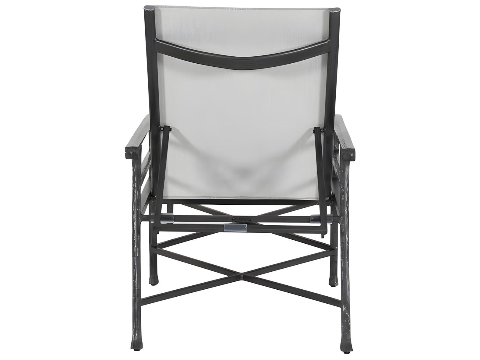 Castelle Marquis Sling Dining Aluminum Chaise Lounge