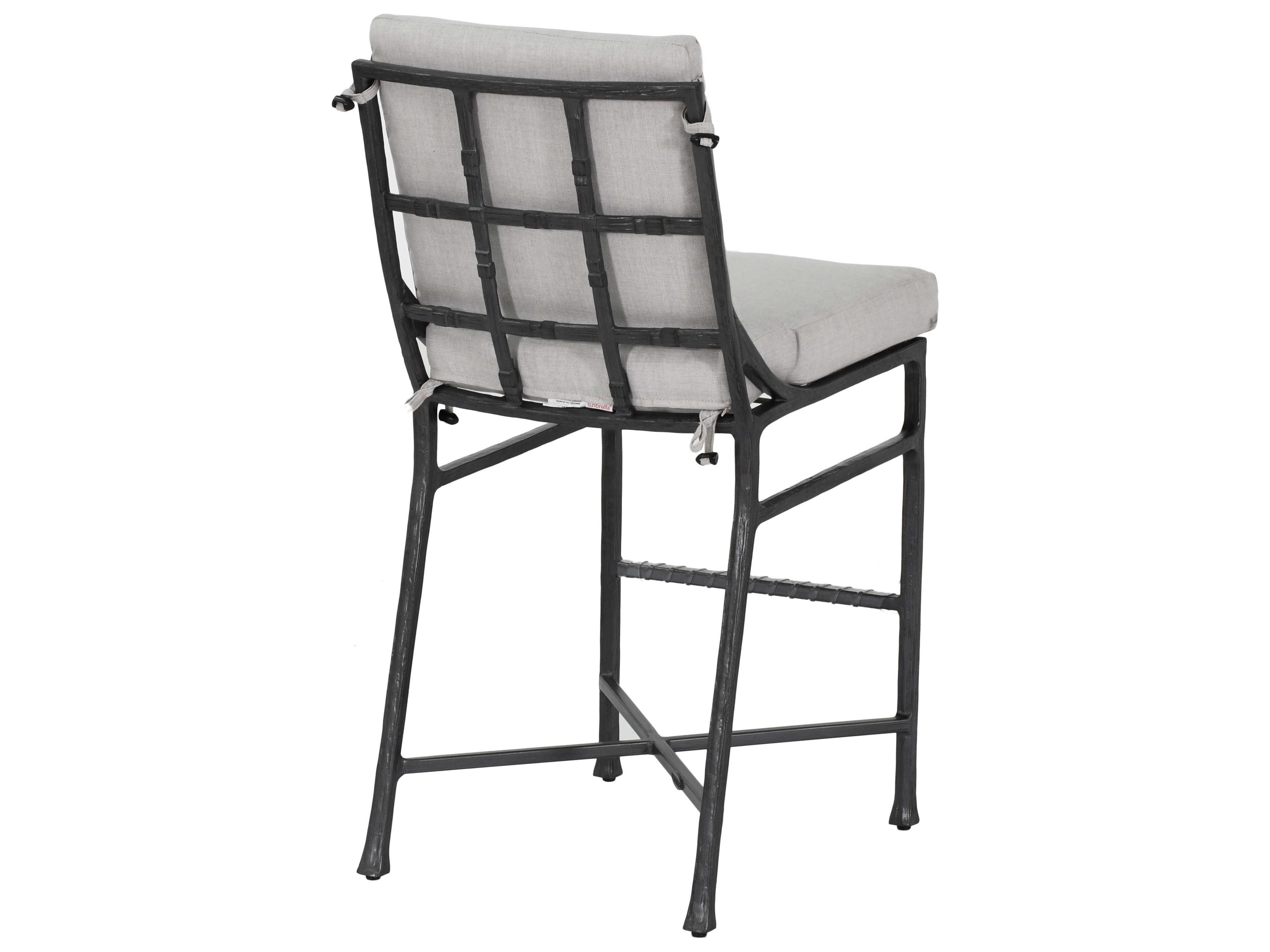 Castelle Marquis Formal Dining Aluminum Patio Bar Stool