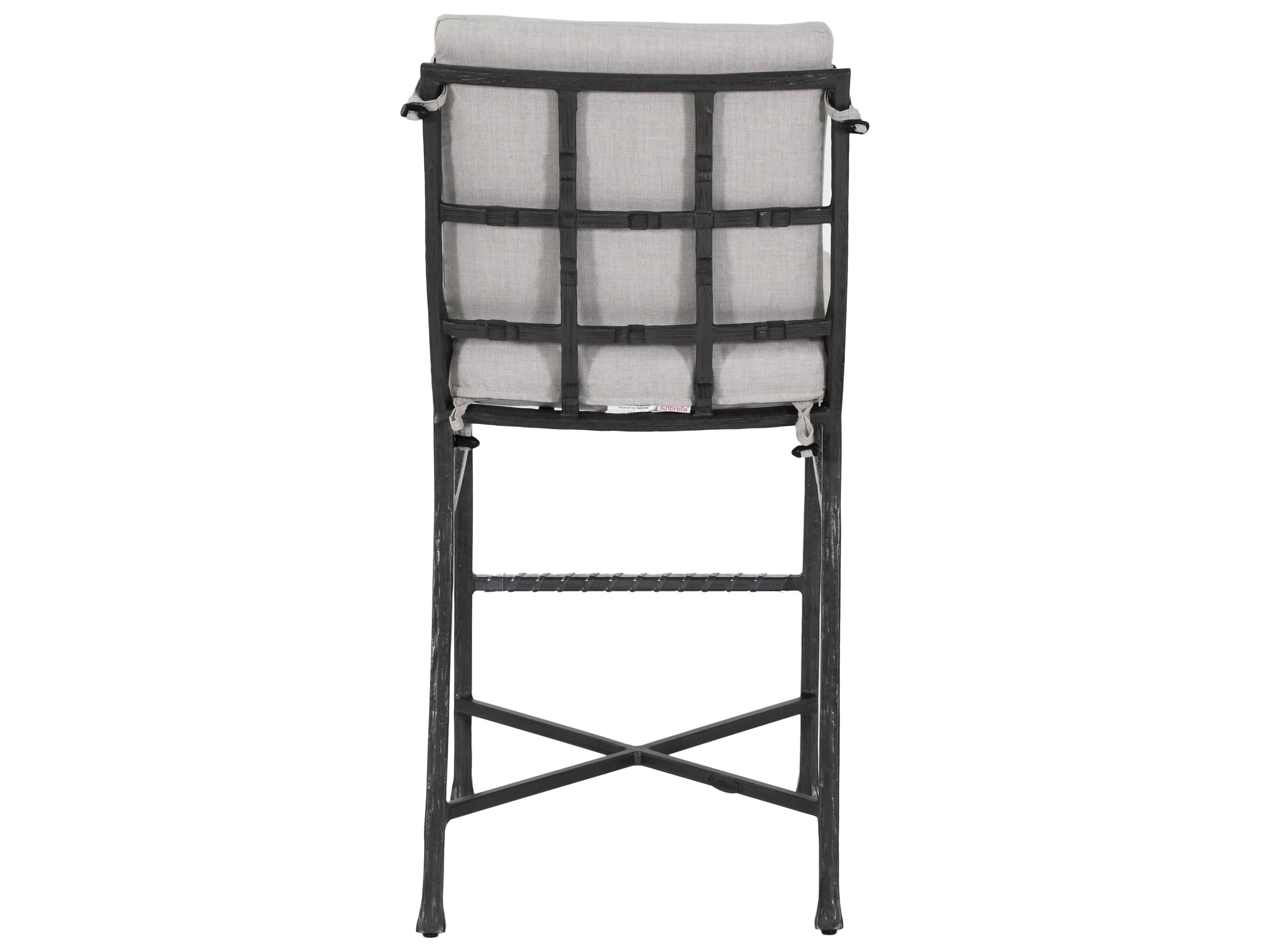 Castelle Marquis Formal Dining Aluminum Patio Bar Stool