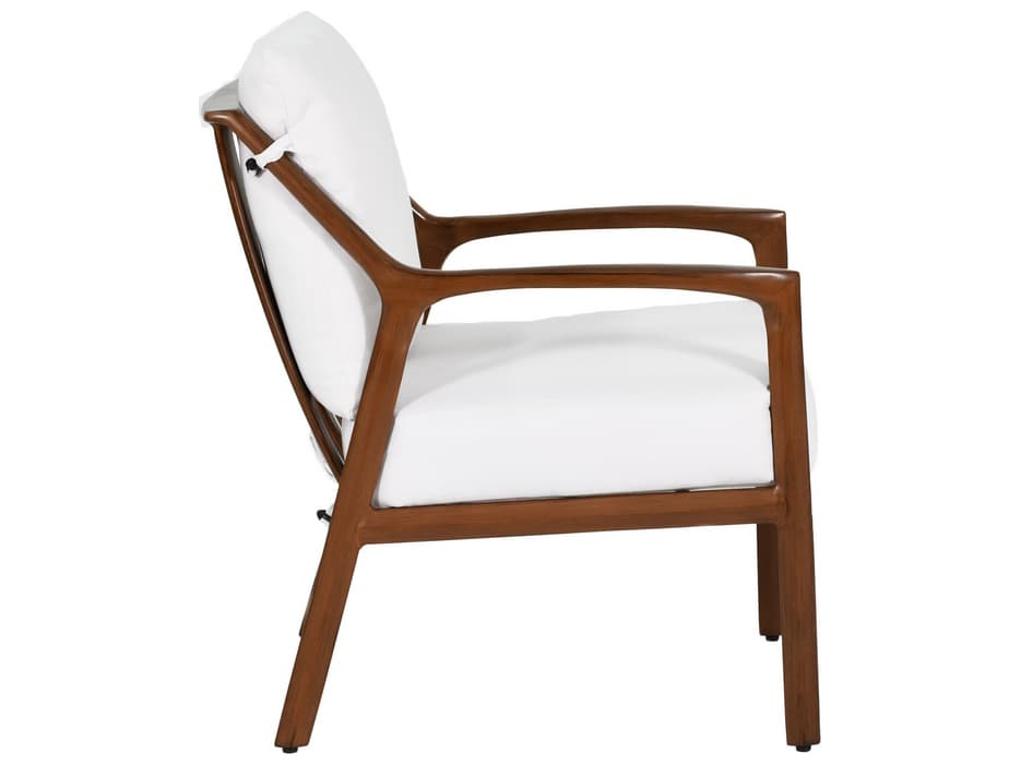 Castelle Berkeley Cushion Dining Aluminum Outdoor Patio Dining Arm Chair