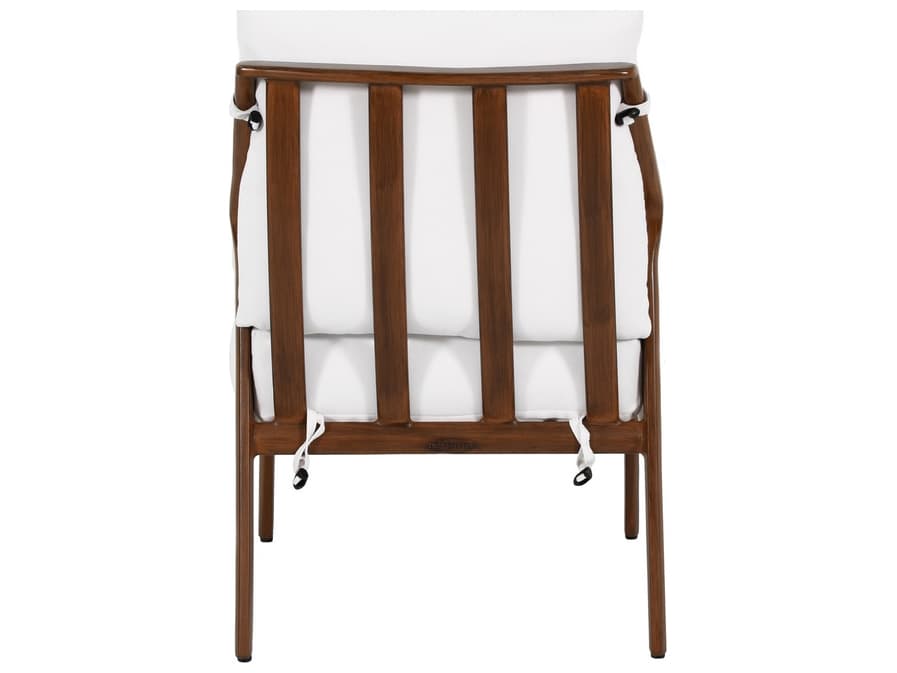 Castelle Berkeley Cushion Dining Aluminum Outdoor Patio Dining Arm Chair