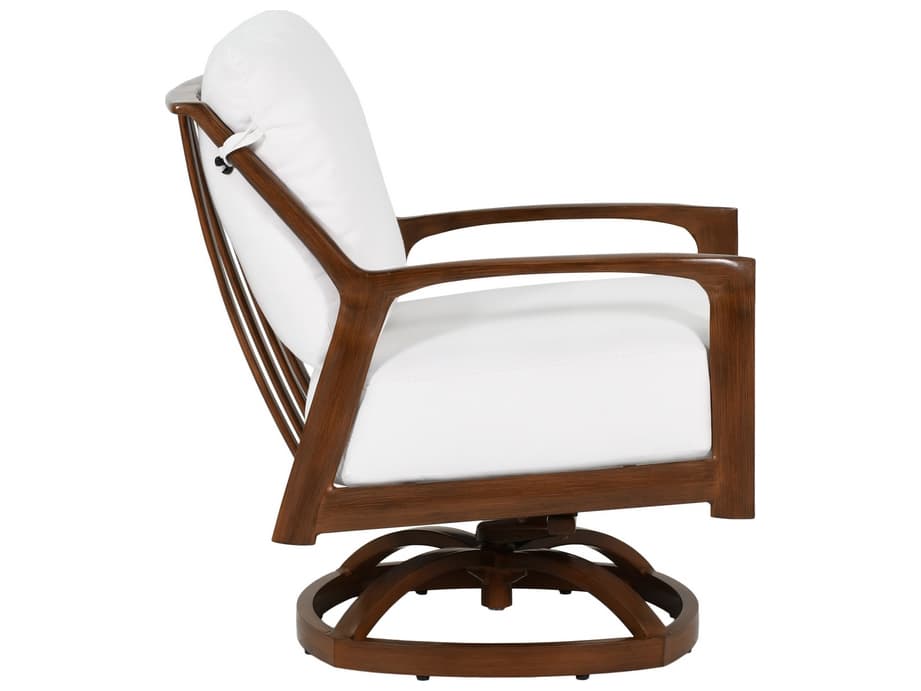 Castelle Berkeley Deep Seating Aluminum Swivel Rocker Outdoor Patio Lounge Chair