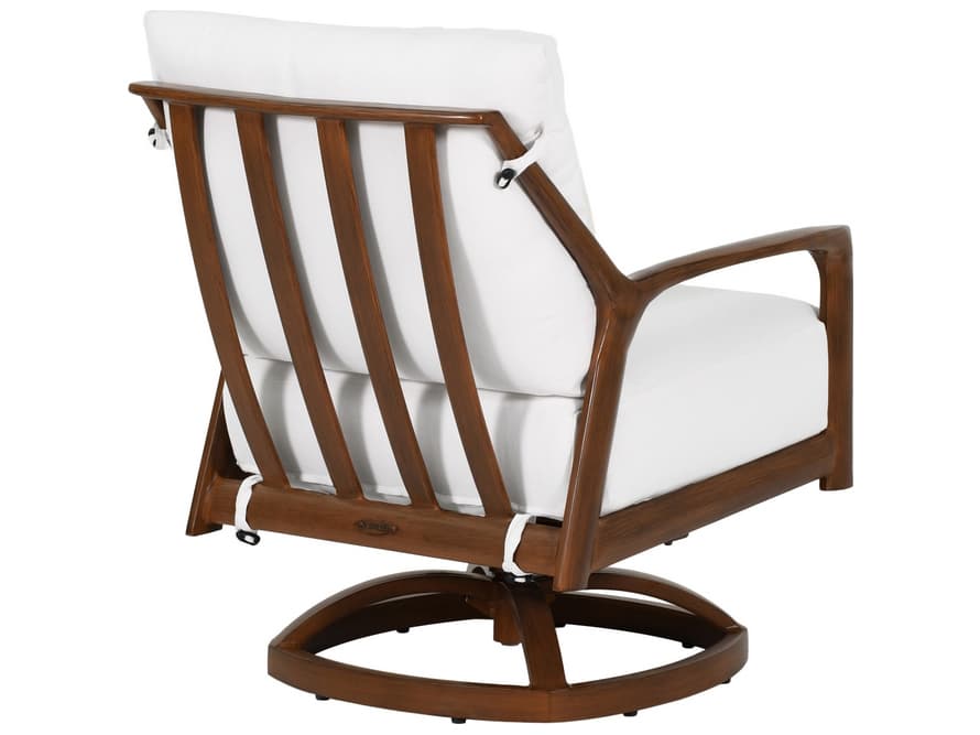 Castelle Berkeley Deep Seating Aluminum Swivel Rocker Outdoor Patio Lounge Chair