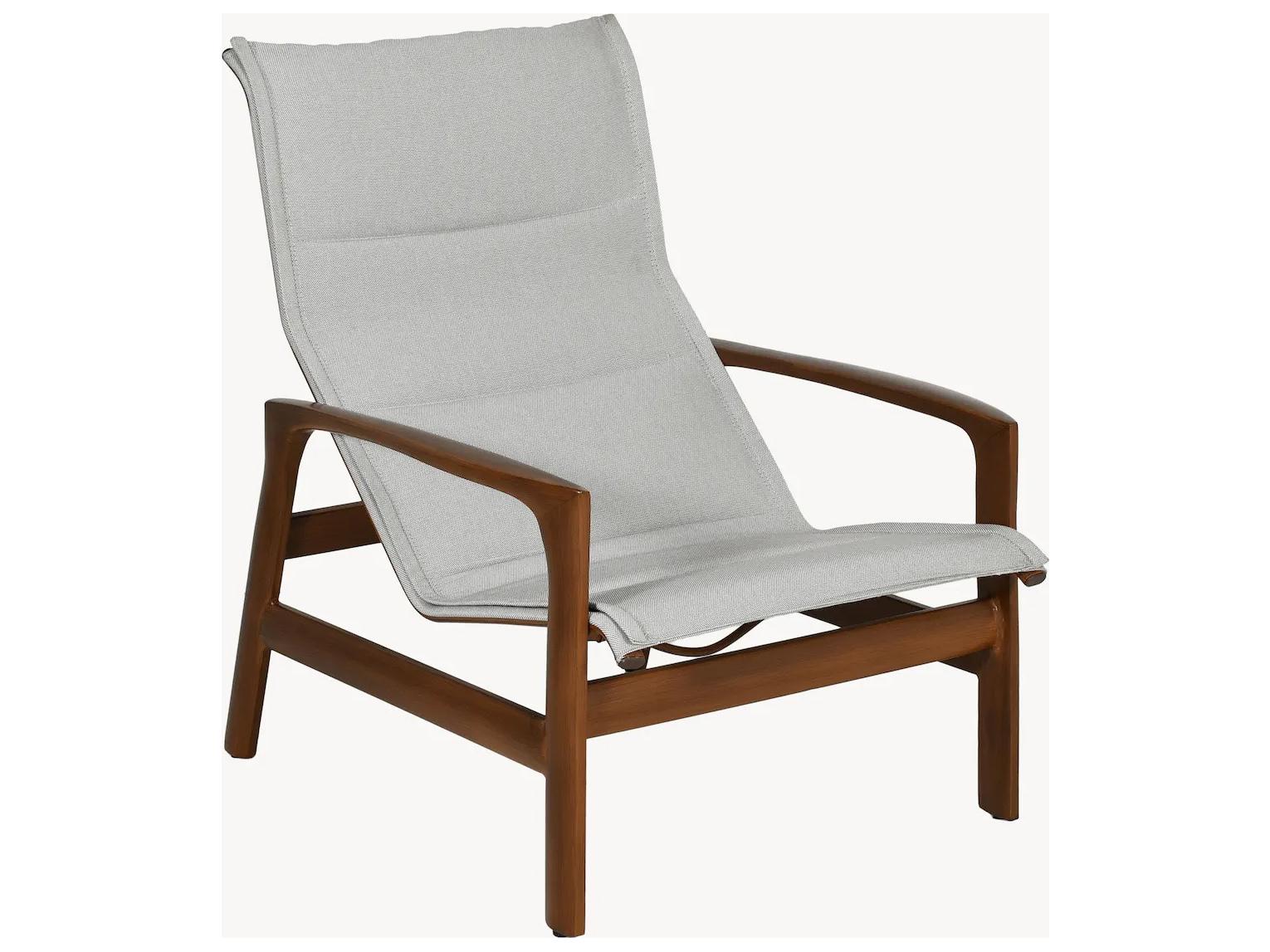 Castelle Berkeley Sling Aluminum Easy Patio Lounge Chair