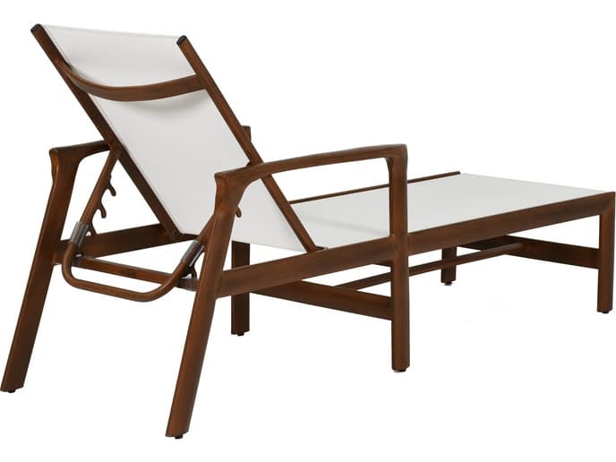 Castelle Berkeley Sling Dining Aluminum Outdoor Chaise Lounge