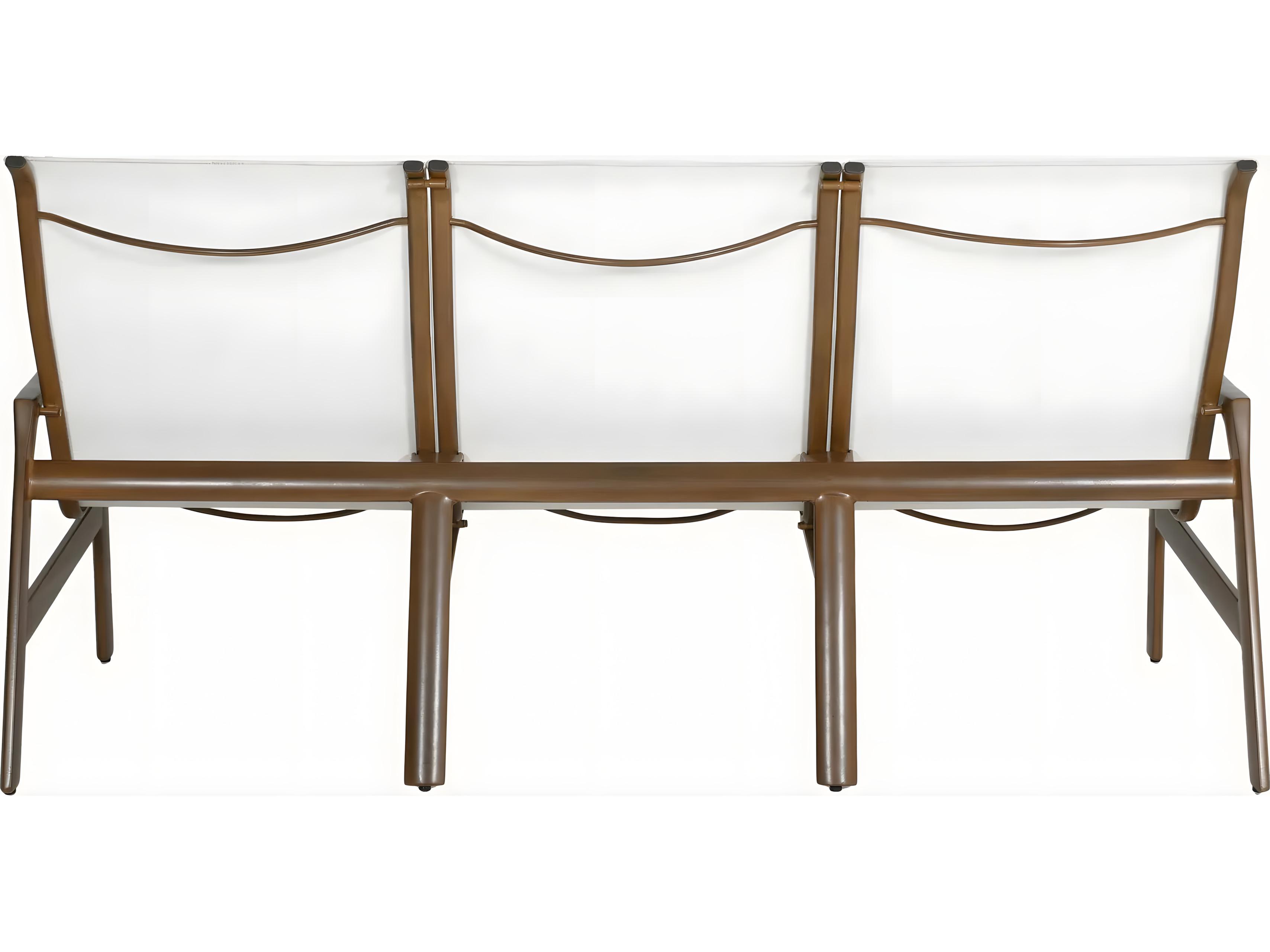 Castelle Berkeley Sling Cast Aluminum Sofa