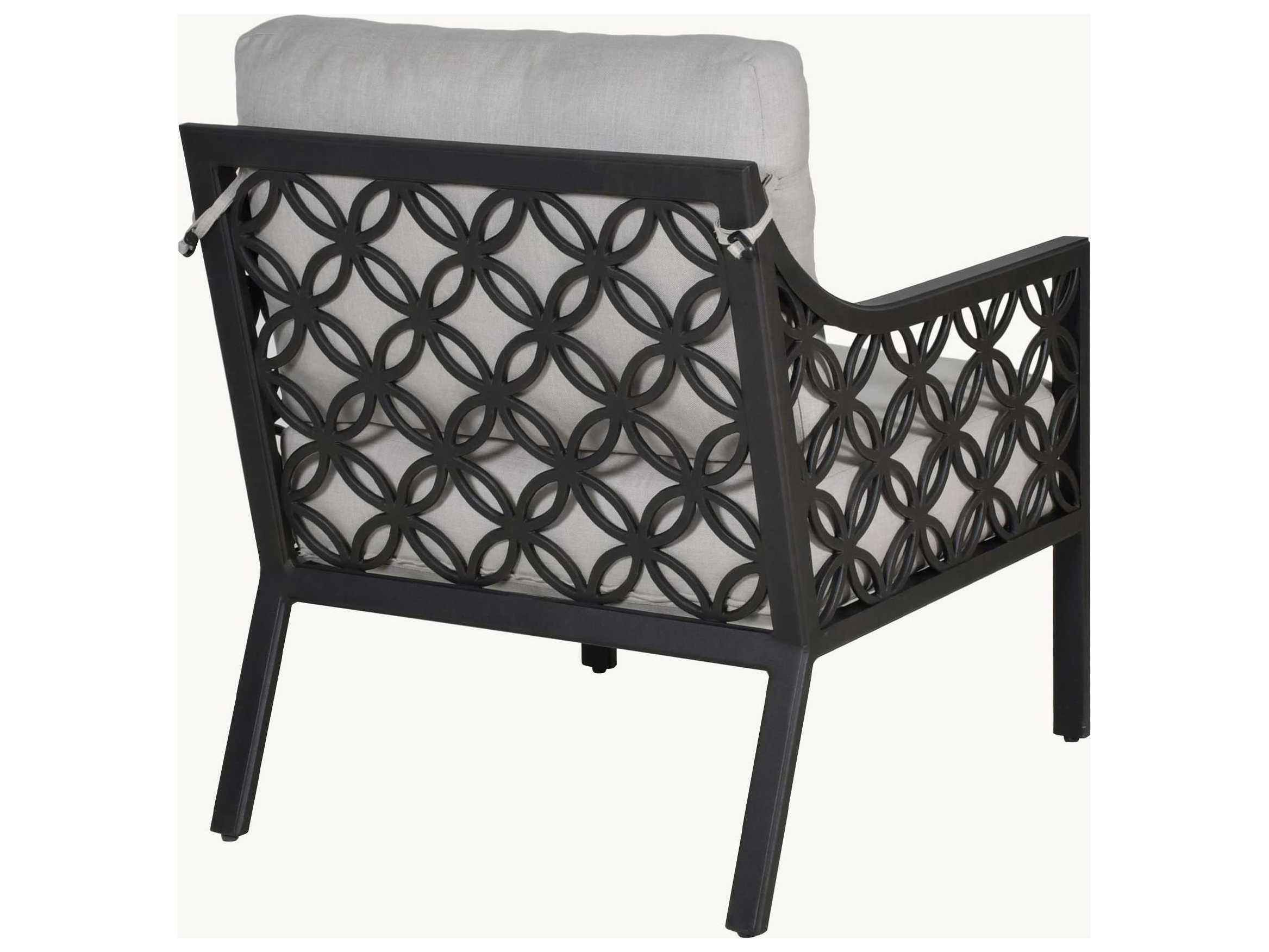 Castelle Saxton Deep Seating Aluminum Outdoor Patio Lounge Chair