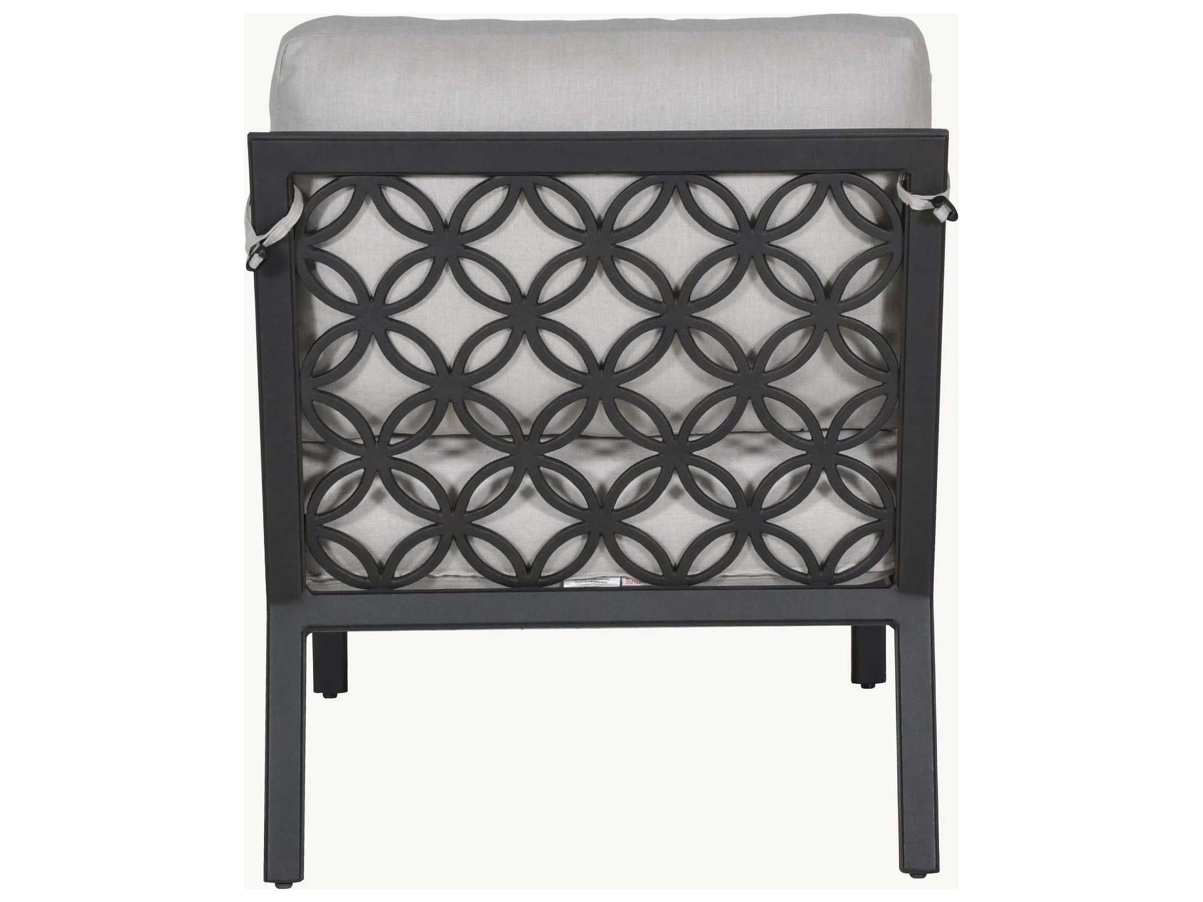 Castelle Saxton Deep Seating Aluminum Outdoor Patio Lounge Chair