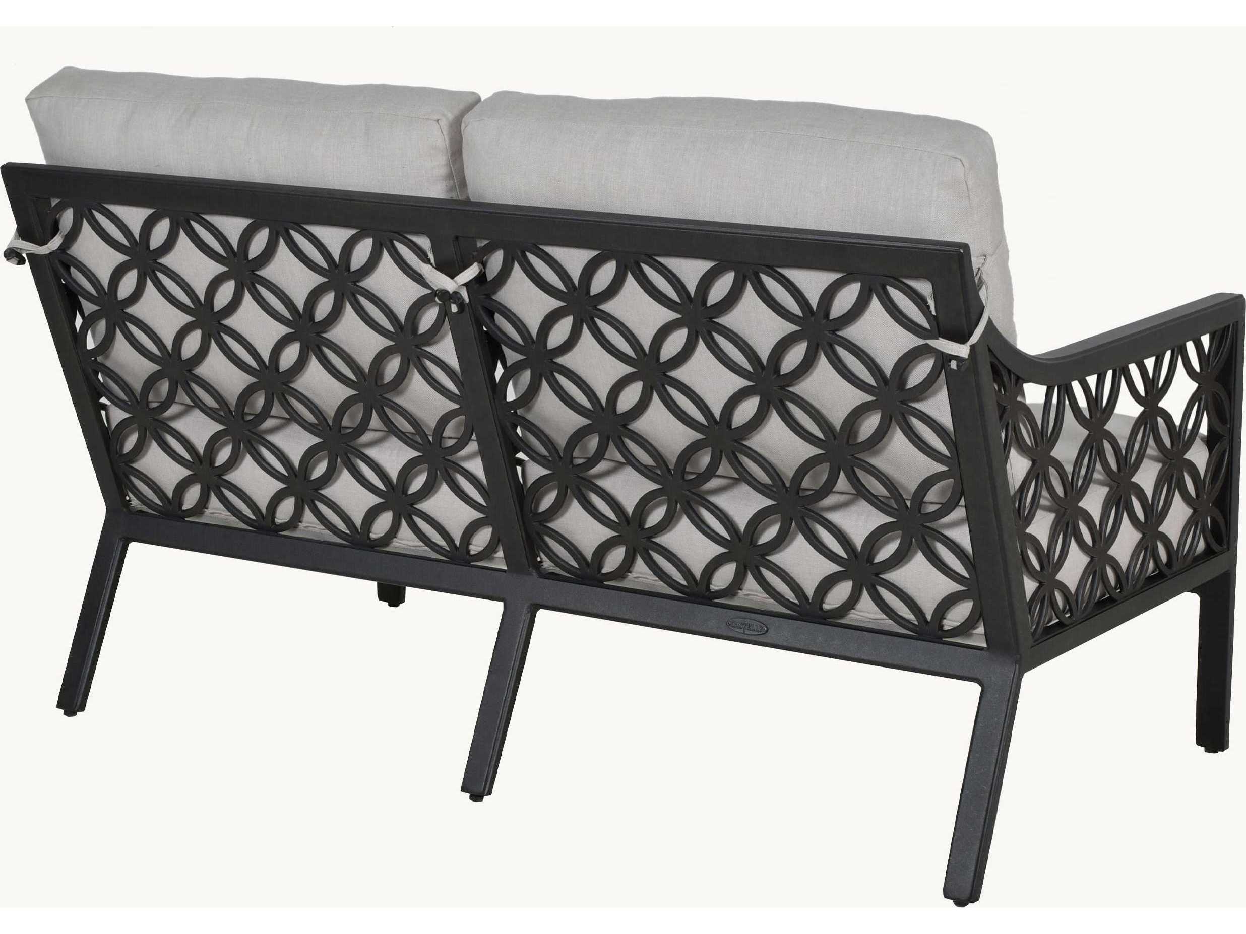 Castelle Saxton Deep Seating Aluminum Patio Loveseat