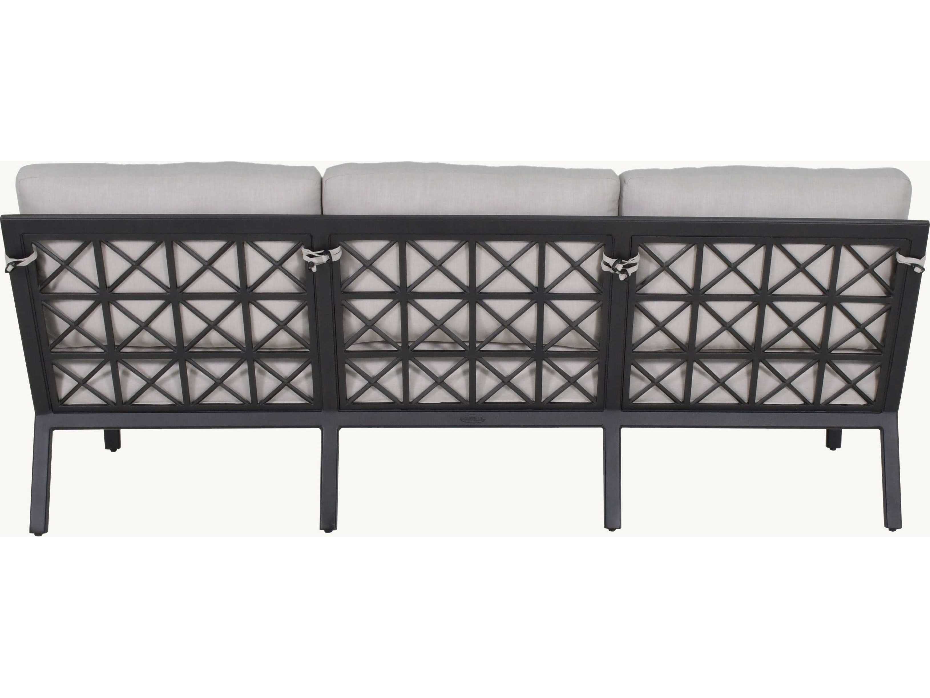 Castelle Saxton Deep Seating Aluminum Patio Sofa