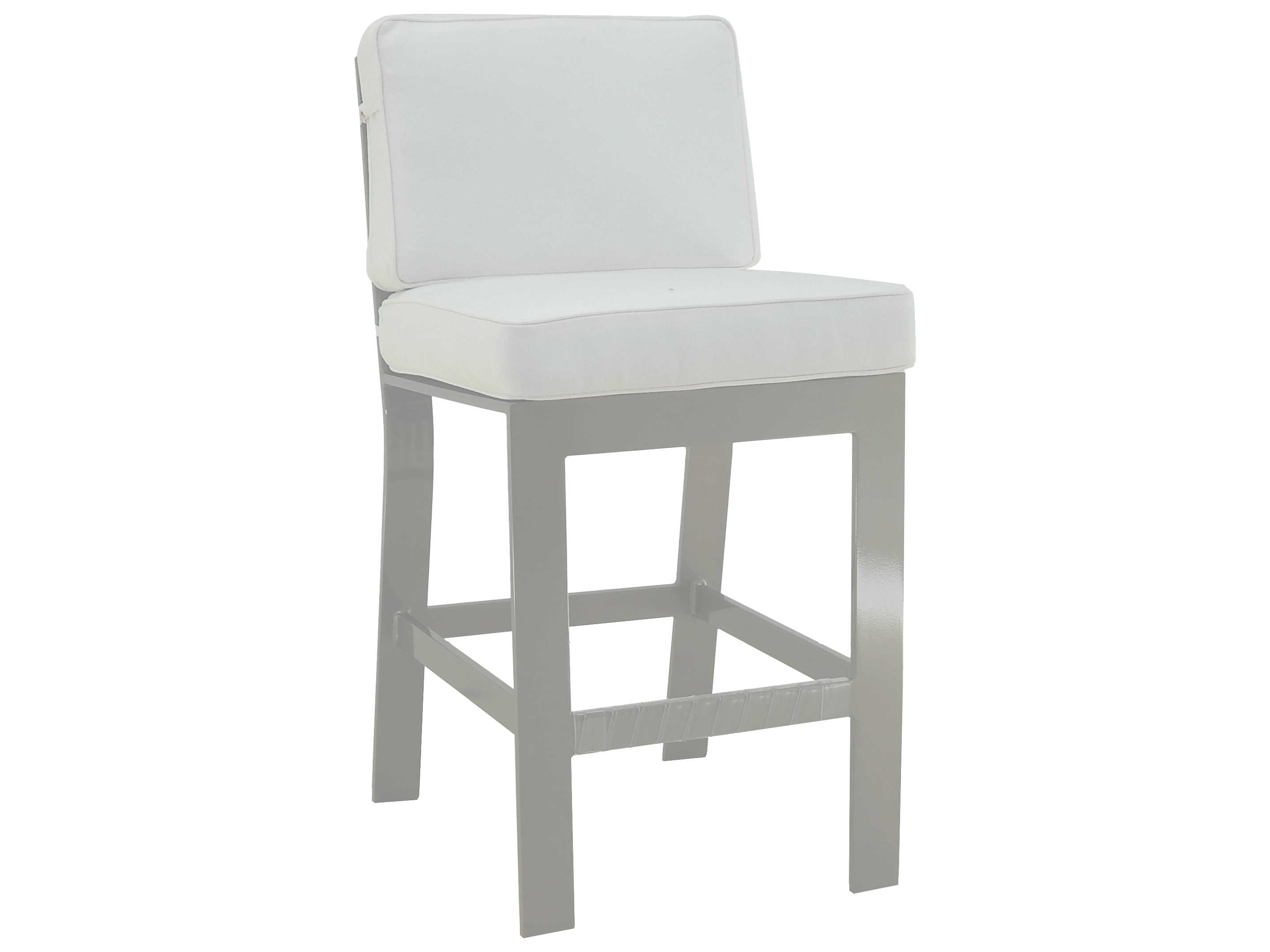 Castelle Trento Cushion Dining Cast Aluminum Patio Counter Stool