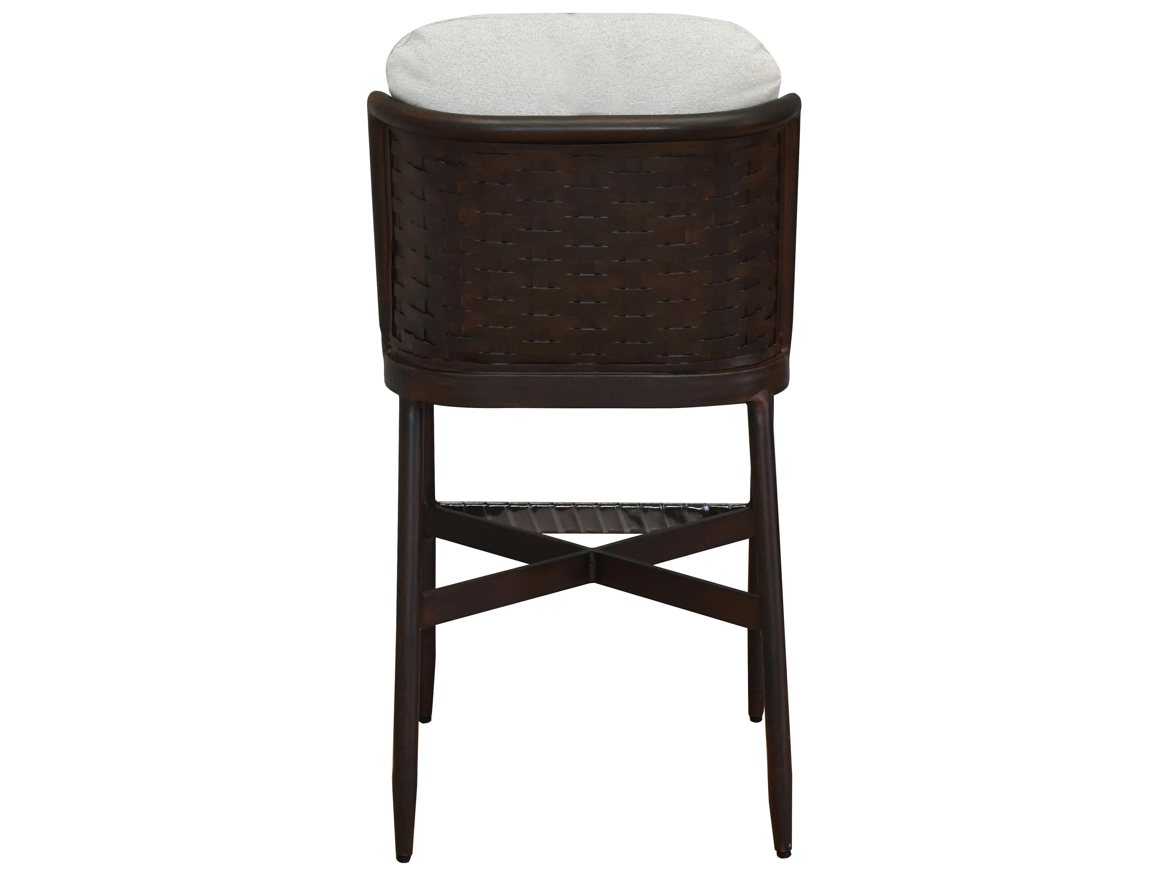 Castelle Larga Cushion Aluminum Patio Bar Stool