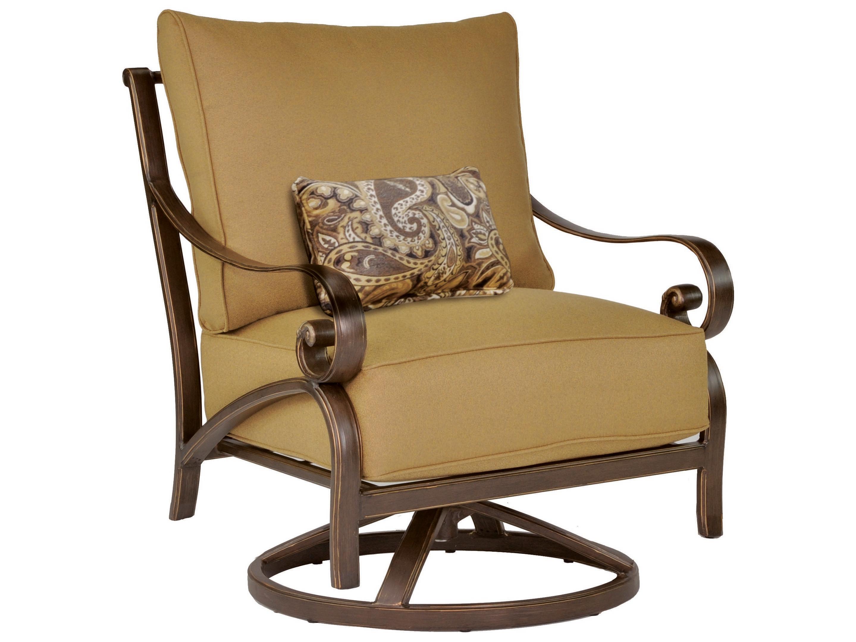 Castelle Veracruz Deep Seating Cast Aluminum Cushion Lounge Chair