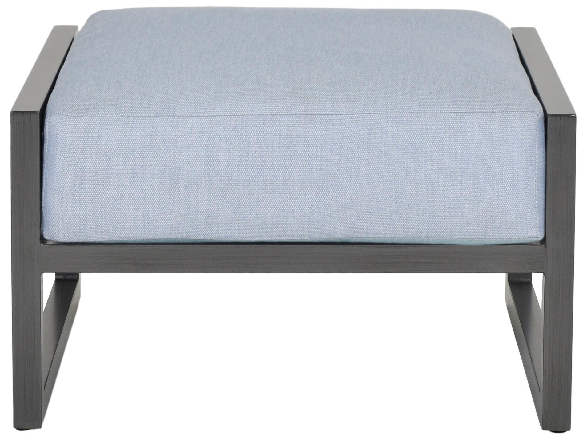 Castelle Gala Cushion Aluminum Outdoor Patio Ottoman