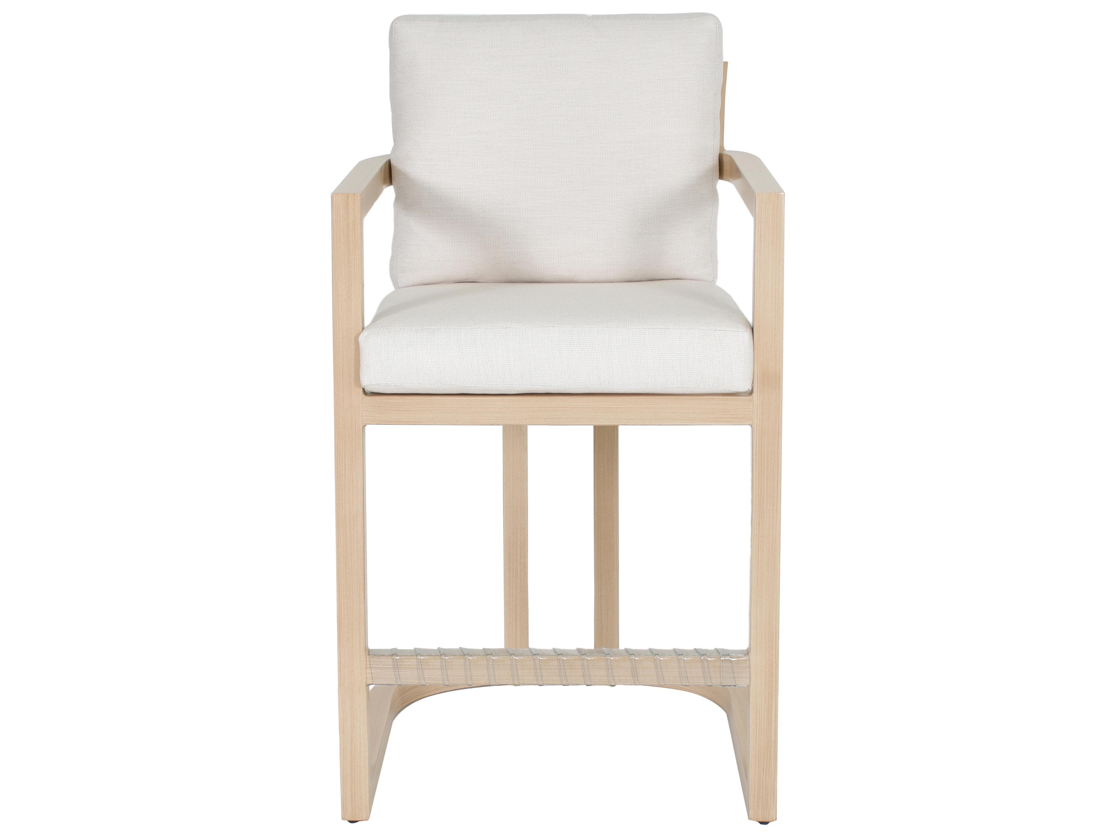 Castelle Gala Cushion Aluminum Outdoor Counter Stool