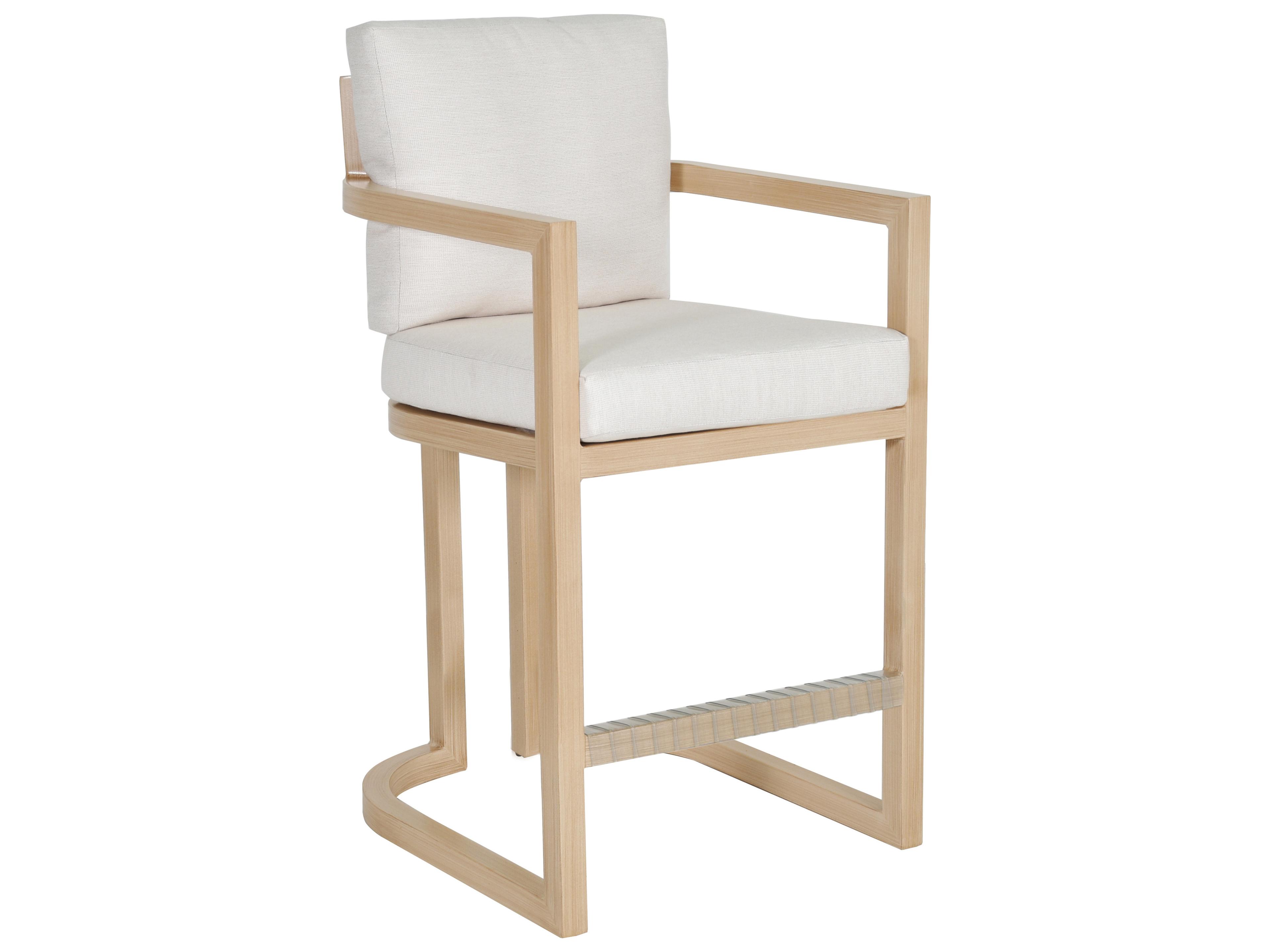 Castelle Gala Cushion Aluminum Outdoor Counter Stool