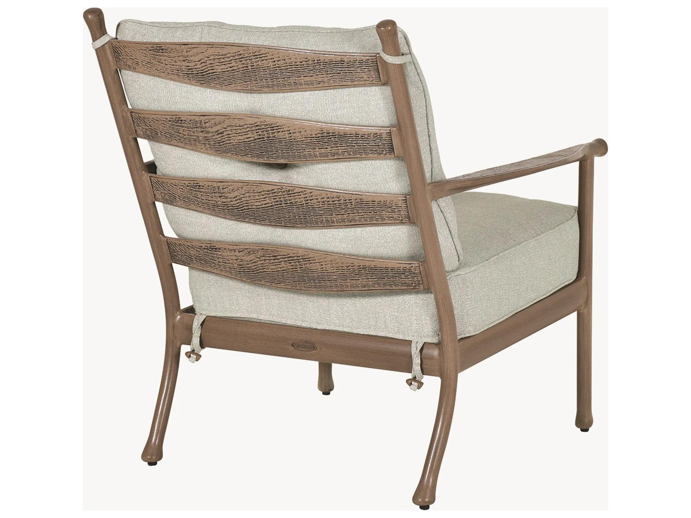 Castelle Lodge Deep Seating Cast Aluminum Patio Lounge Chair