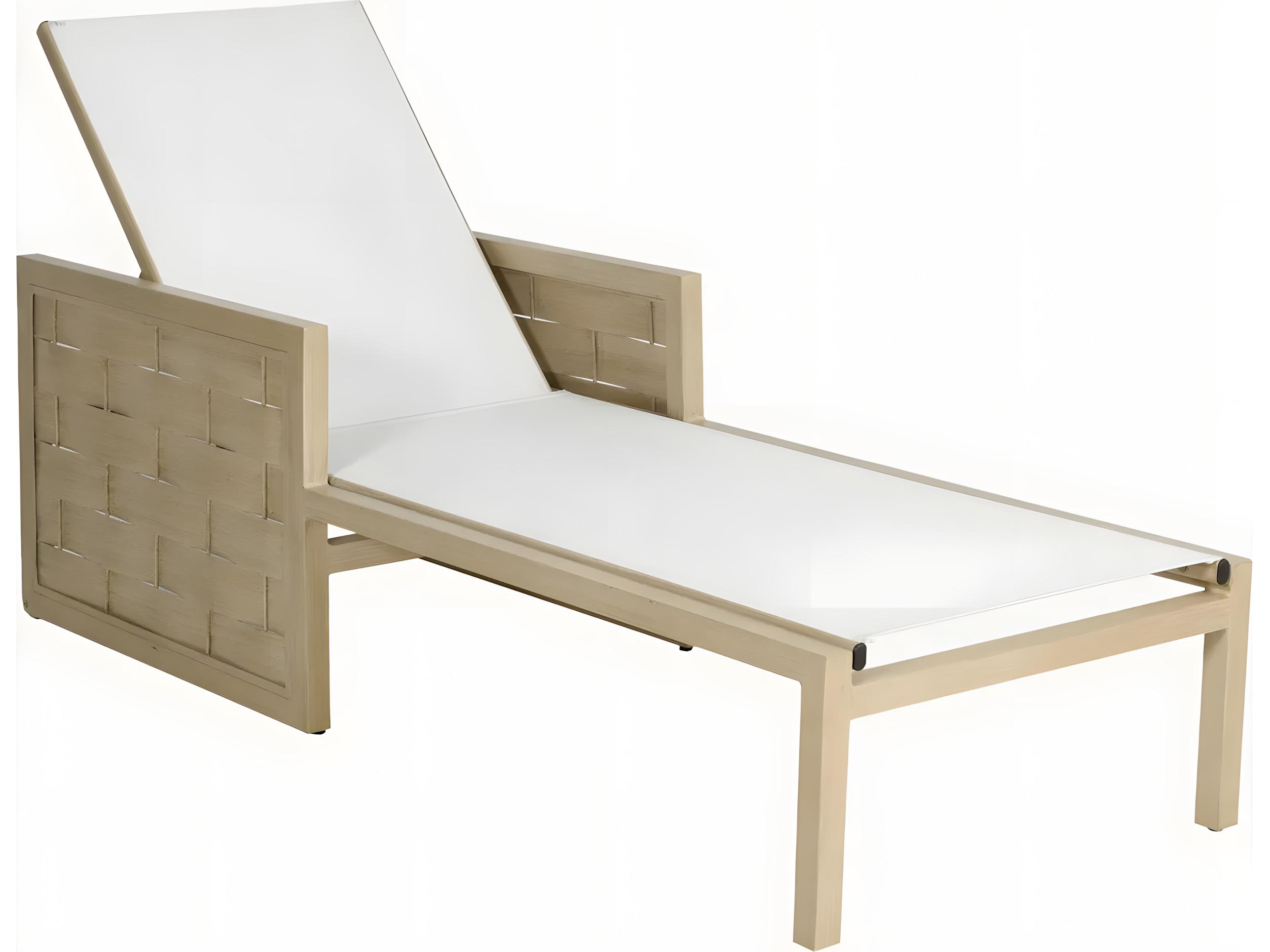 Castelle Biscayne Sling Adjustable Stackable Chaise Lounge