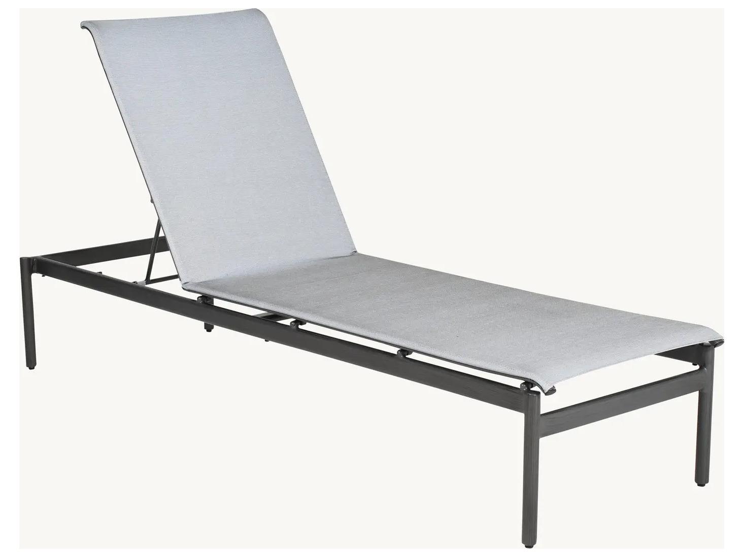 Castelle Davenport Dining & High Dining Sling Chaise Lounge