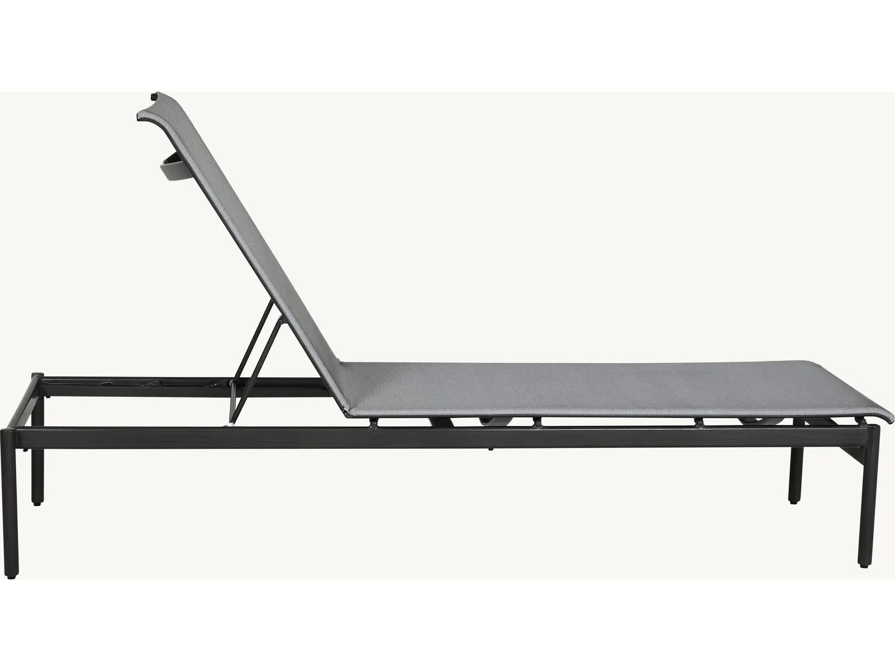 Castelle Davenport Dining & High Dining Sling Chaise Lounge