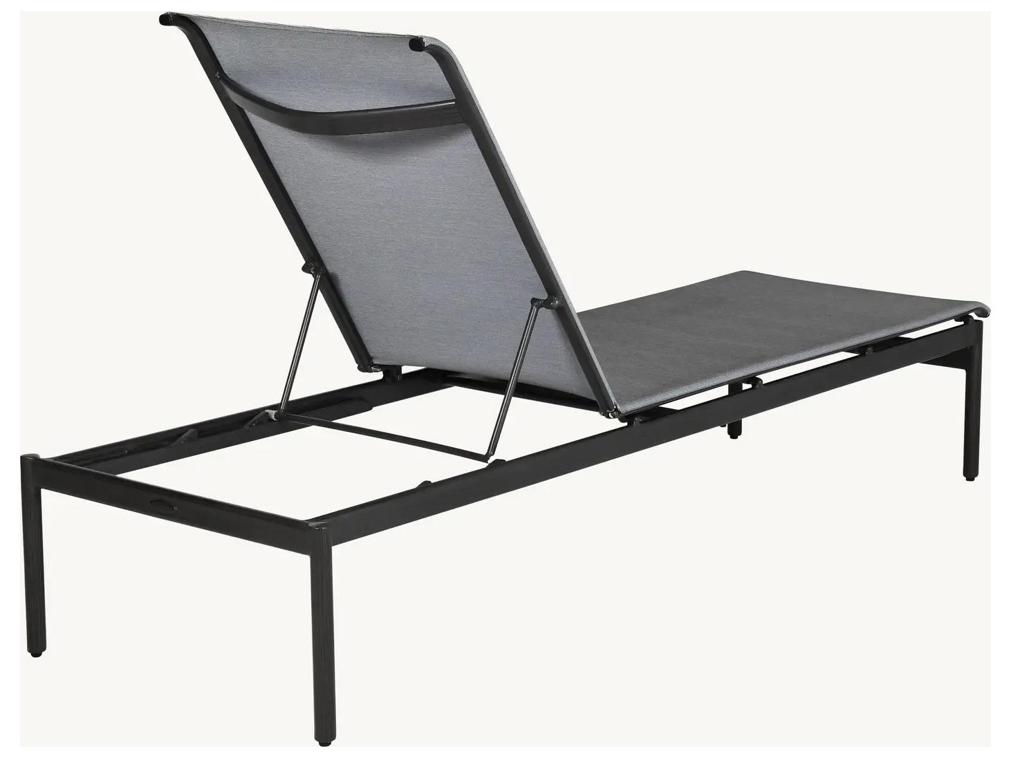 Castelle Davenport Dining & High Dining Sling Chaise Lounge