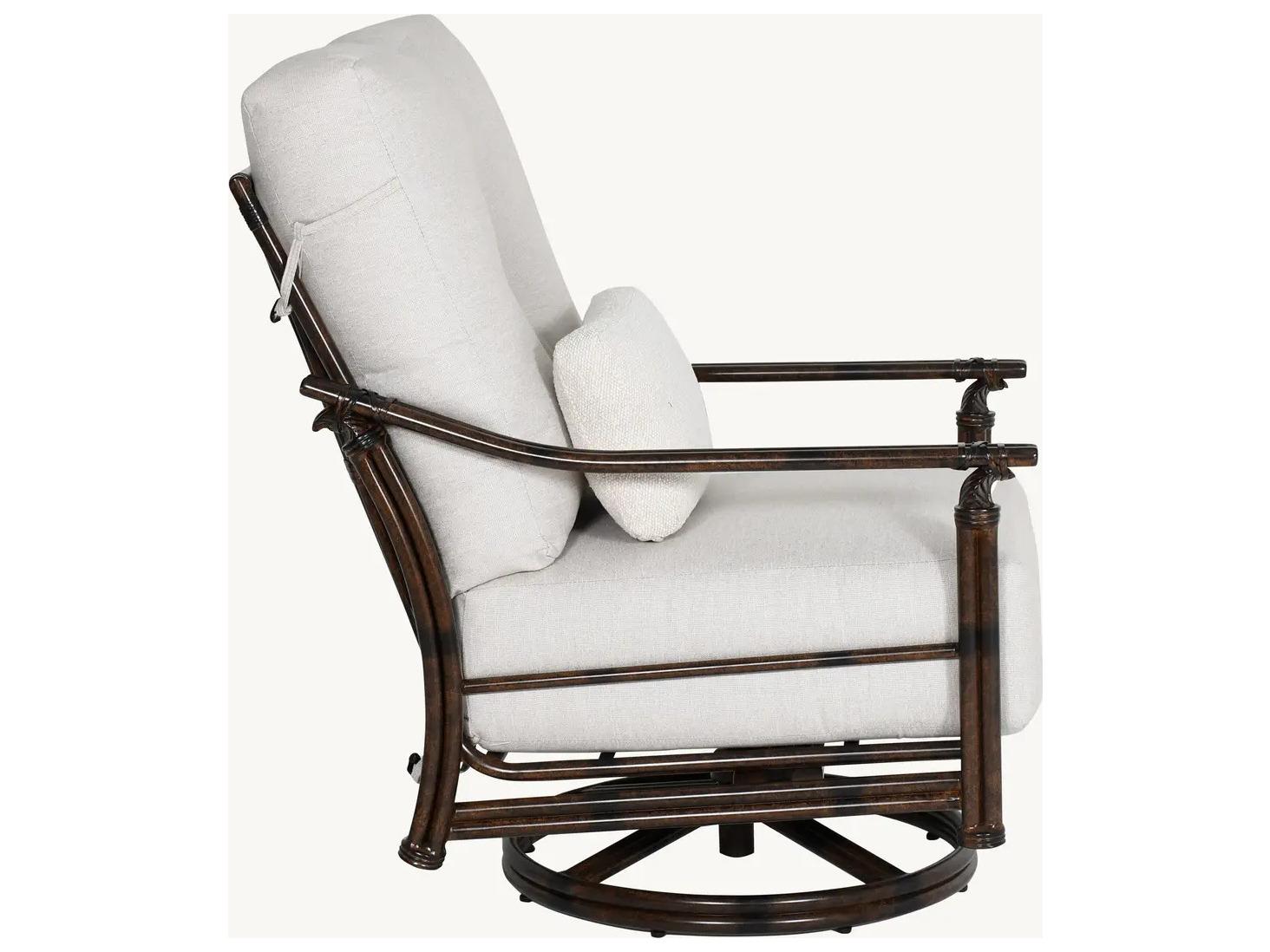 Castelle Coco Deep Seating High Back Lounge Swivel Rocker