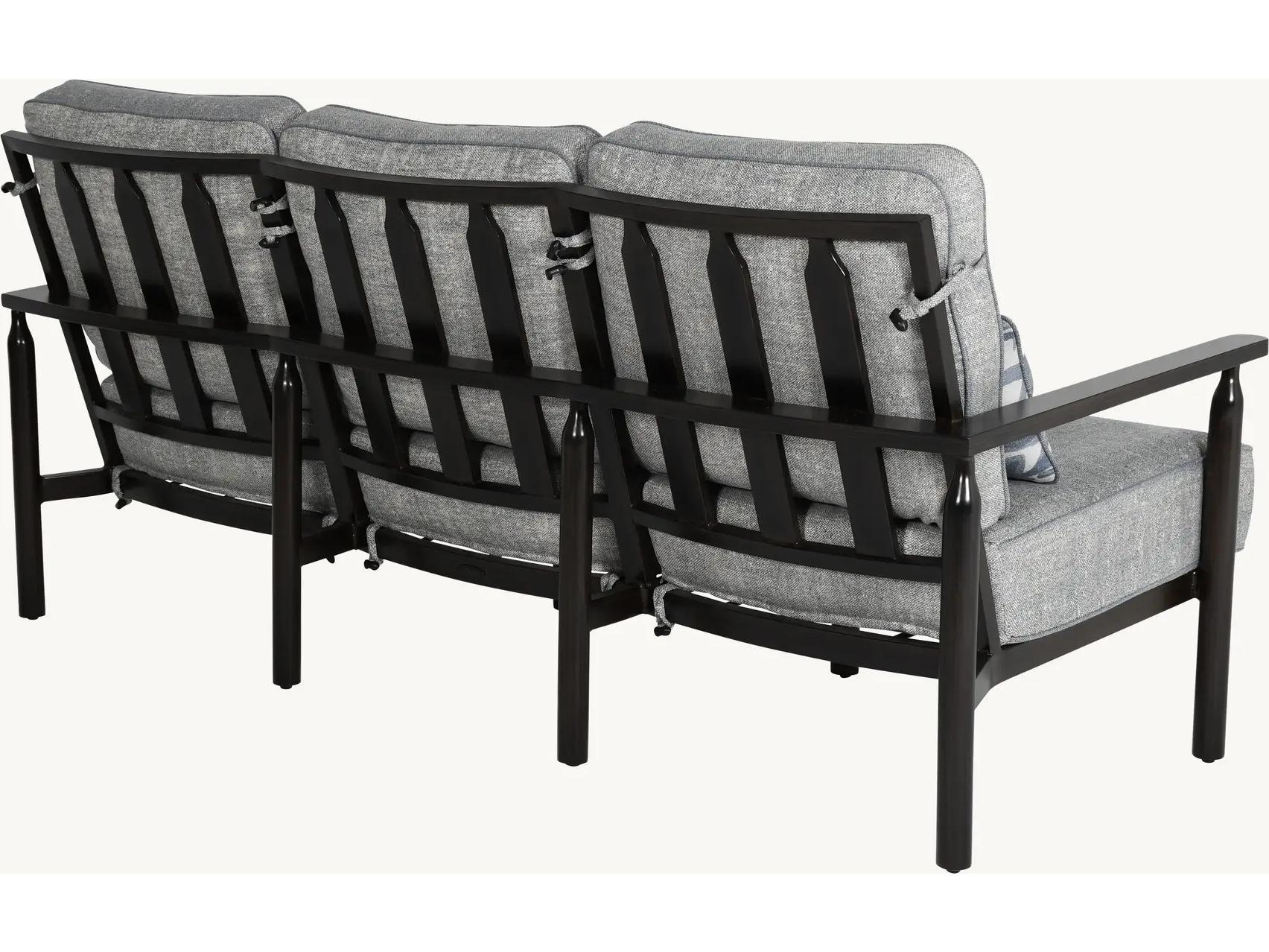 Castelle Holland Deep Seating Aluminum Sofa