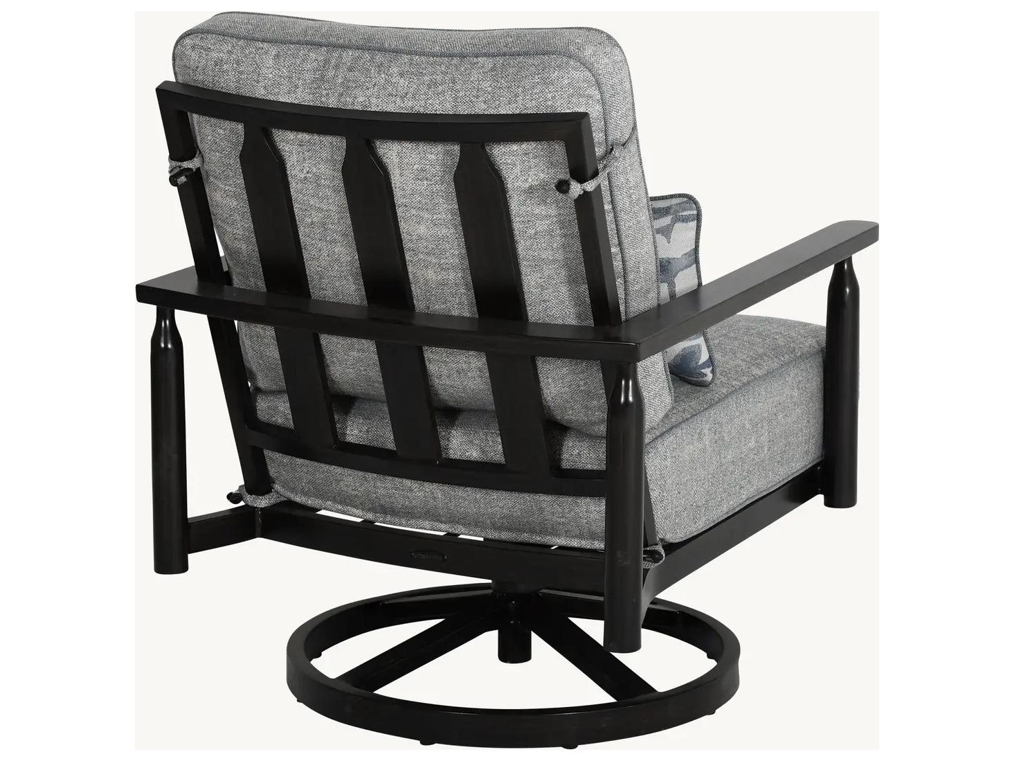 Castelle Holland Deep Seating Aluminum Lounge Swivel Rocker Chair