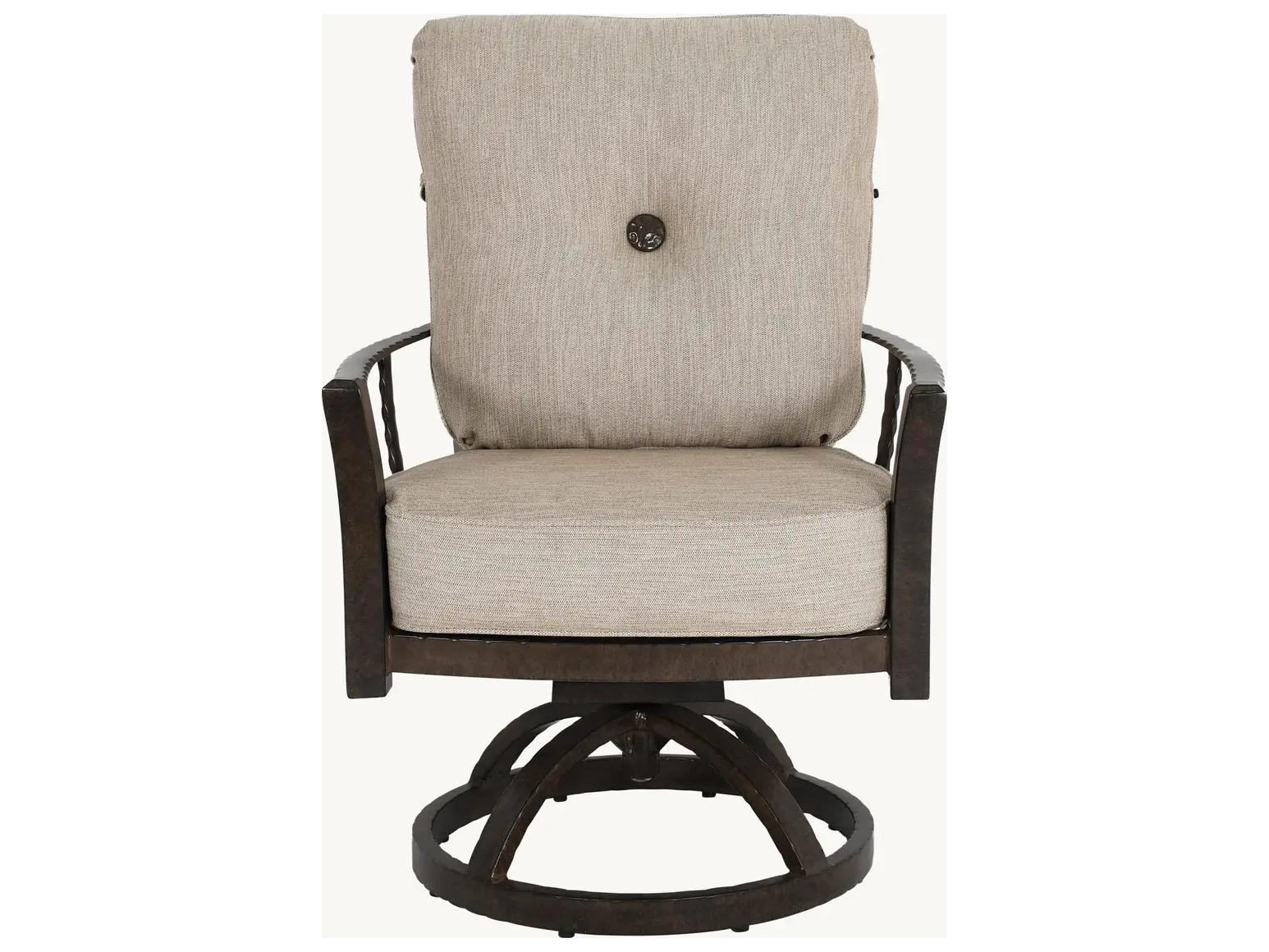 Castelle Santa Fe Cushion Dining Swivel Rocker Chair