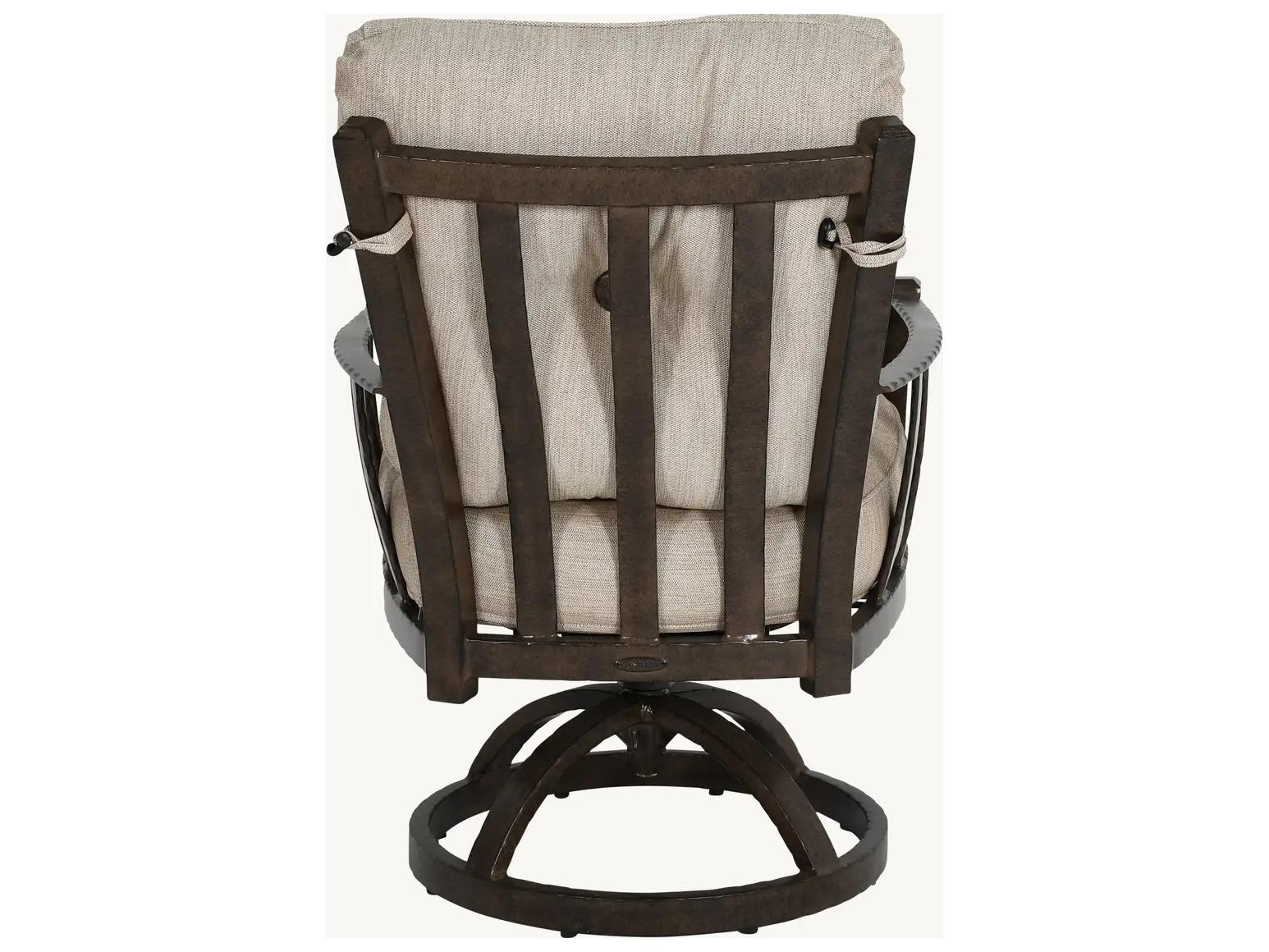 Castelle Santa Fe Cushion Dining Swivel Rocker Chair