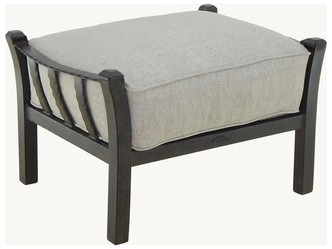 Castelle Santa Fe Deep Seating Cast Aluminum Ottoman