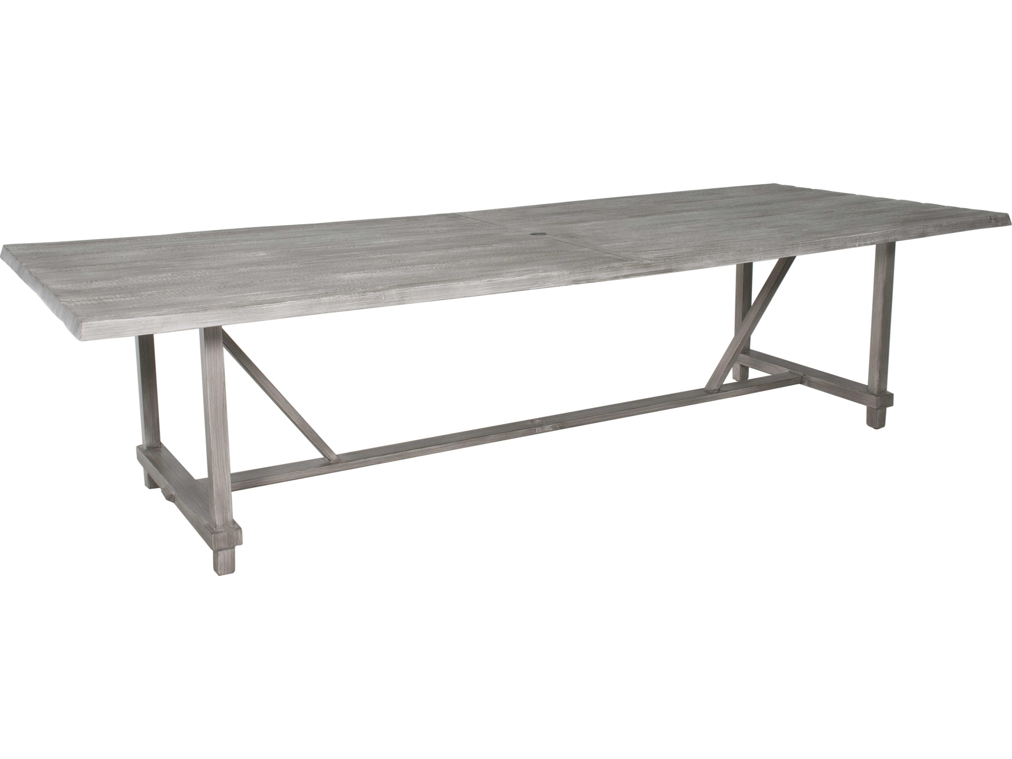Castelle Biltmore Antler Hill Aluminum Rectangular Patio Dining Table