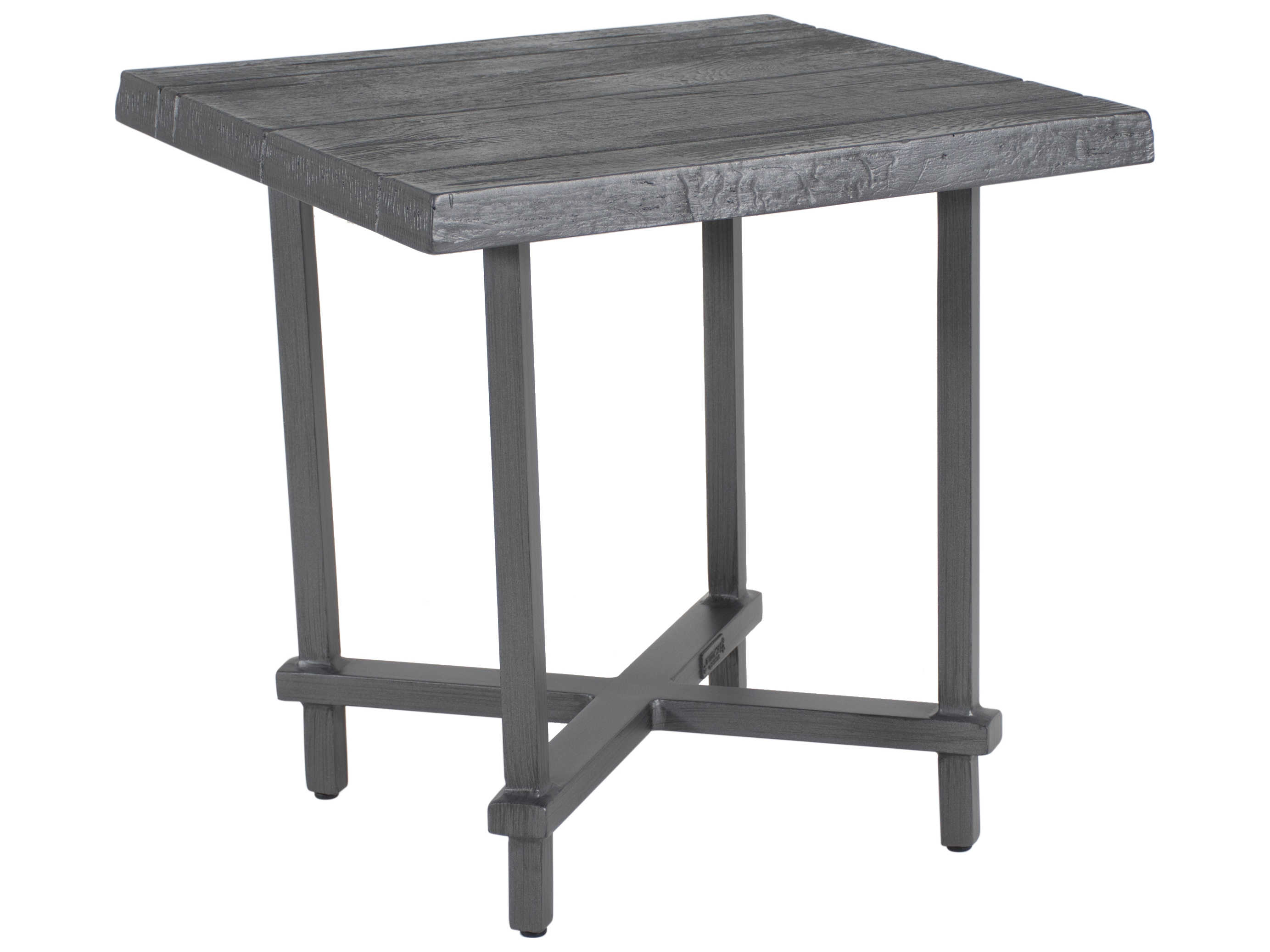 Castelle Biltmore Antler Hill Aluminum Square Outdoor End Table