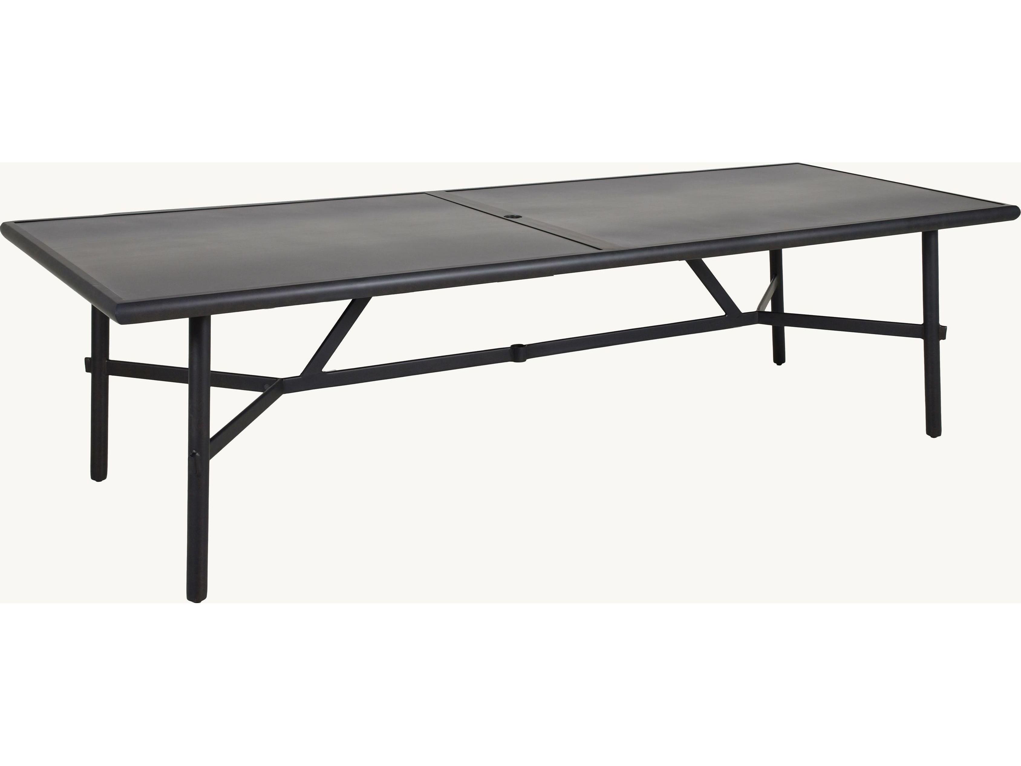 Castelle Barbados Aluminum Rectangular Outdoor Dining Table
