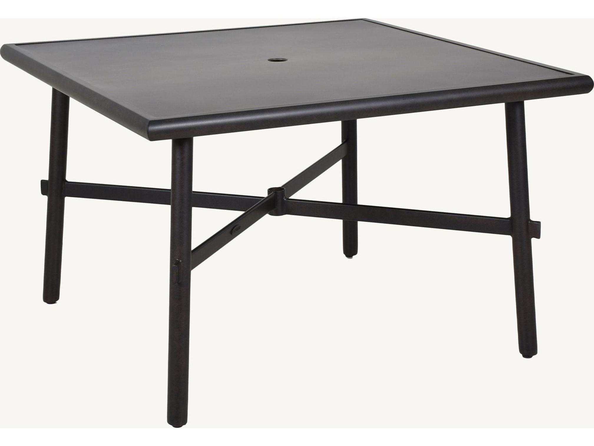 Castelle Barbados Aluminum Square Patio Dining Table
